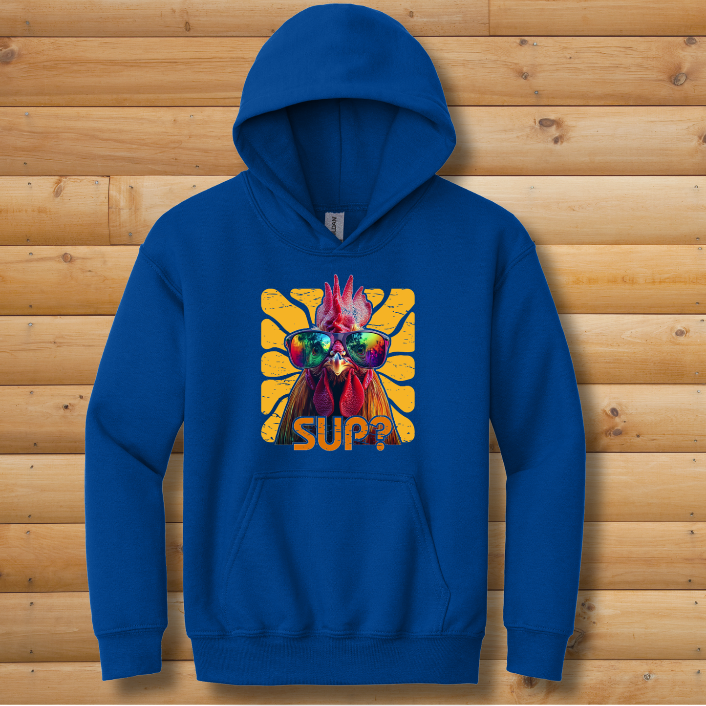 Rooster Sup? Youth Hoodie | Rooster Shirt