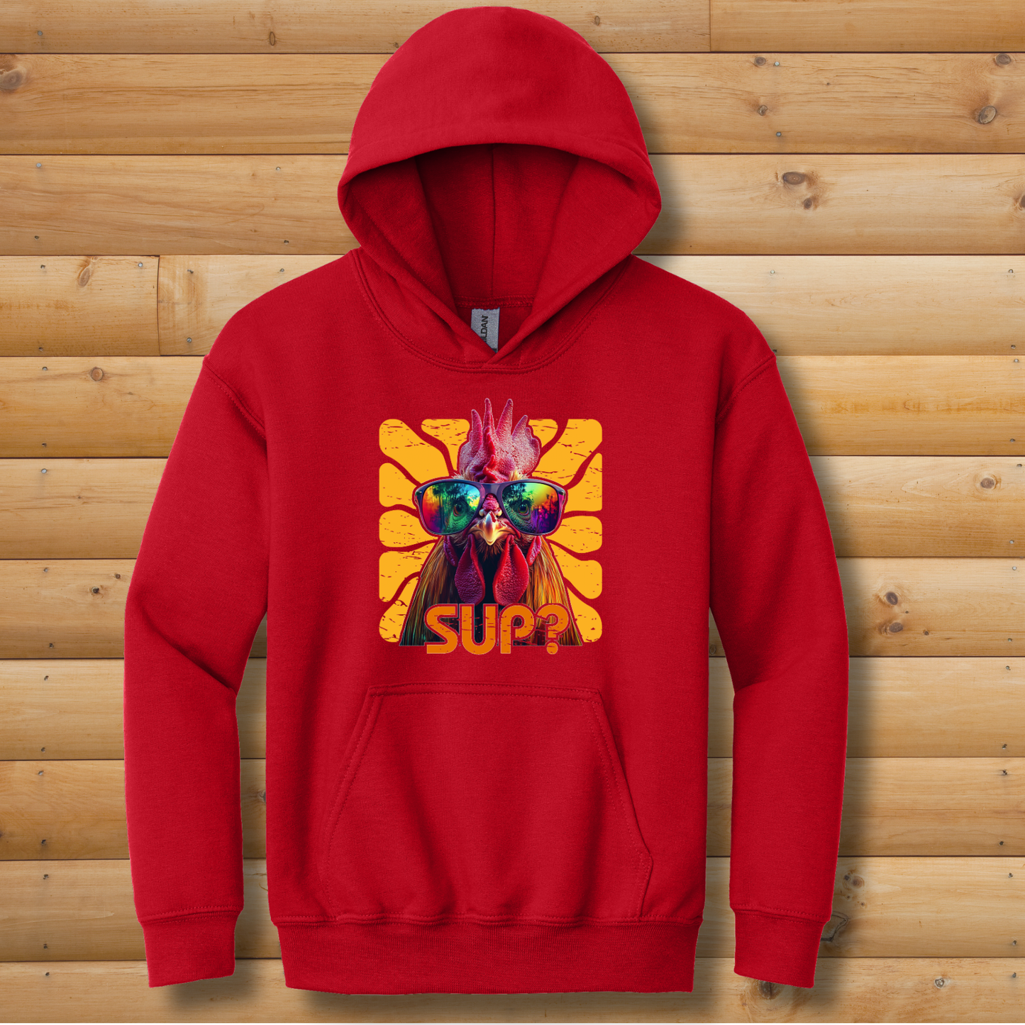 Rooster Sup? Youth Hoodie | Rooster Shirt