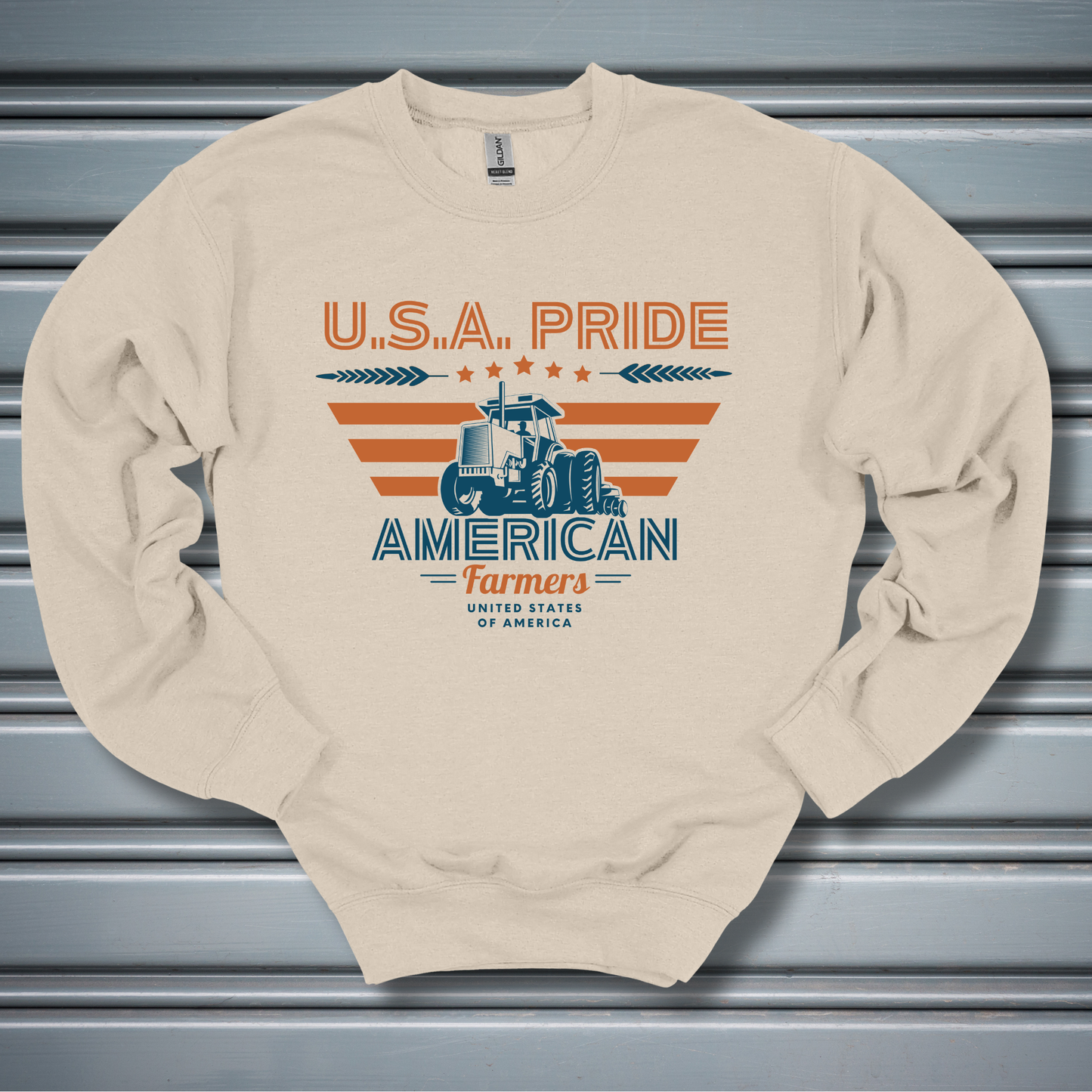 USA Pride American Farmers Sweatshirt | Gift Ideas for Farmers