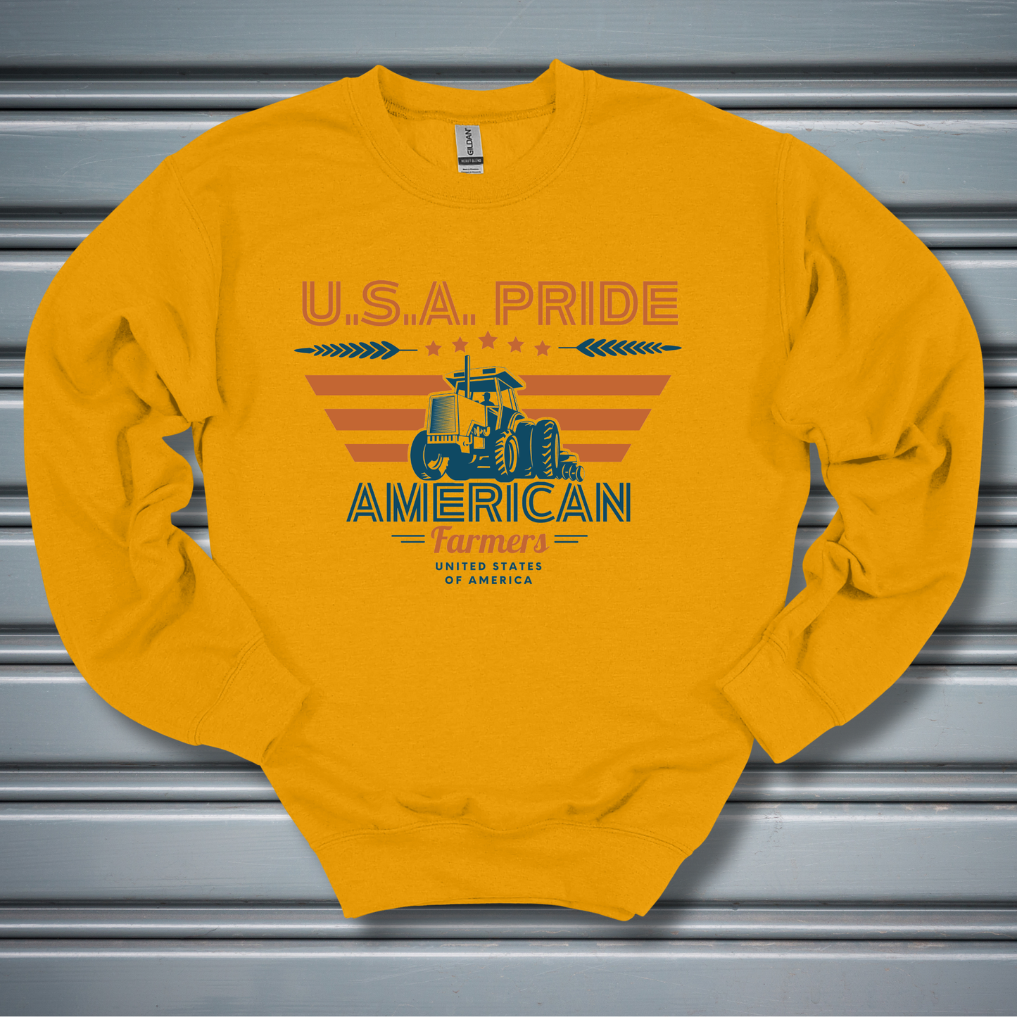USA Pride American Farmers Sweatshirt | Gift Ideas for Farmers