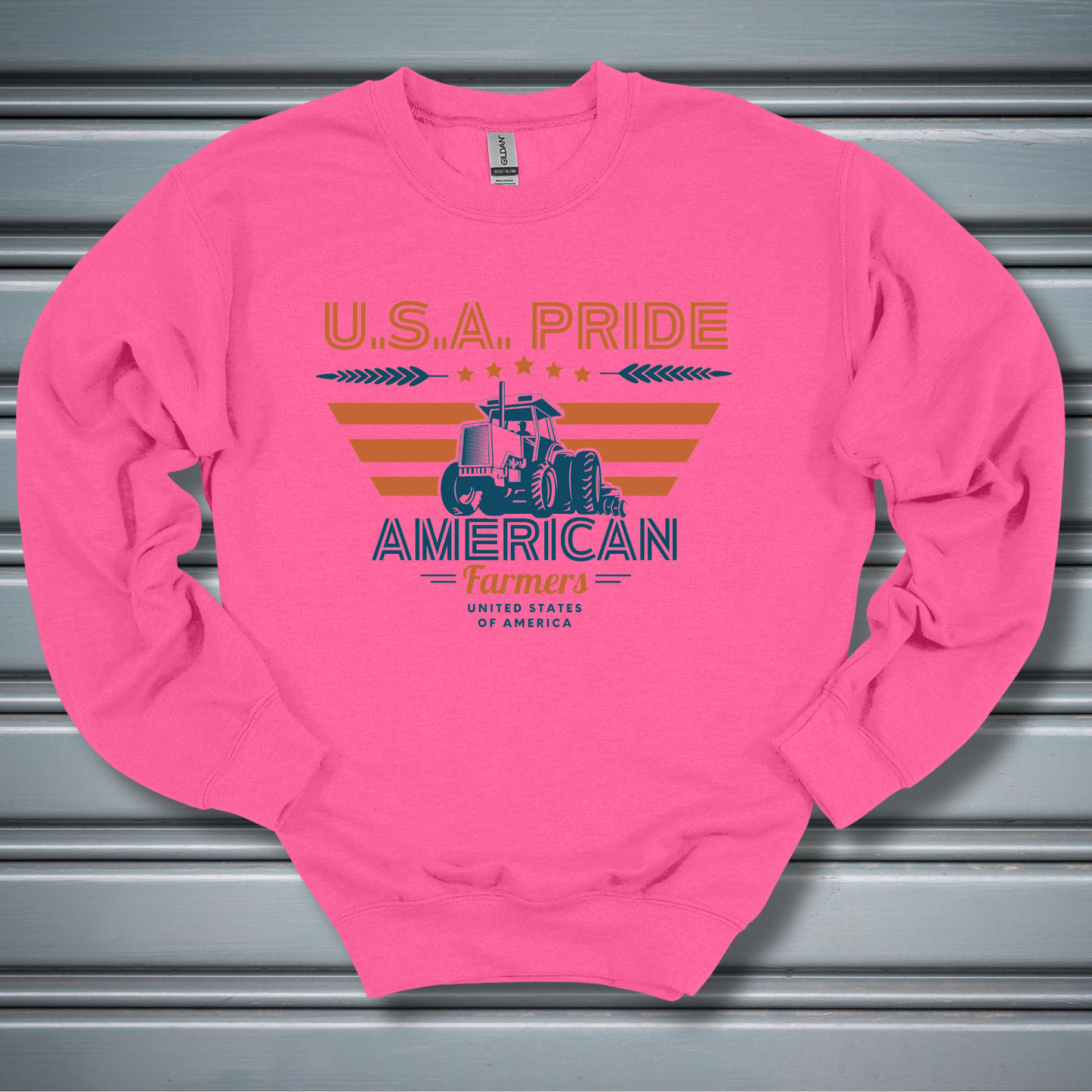 USA Pride American Farmers Sweatshirt | Gift Ideas for Farmers