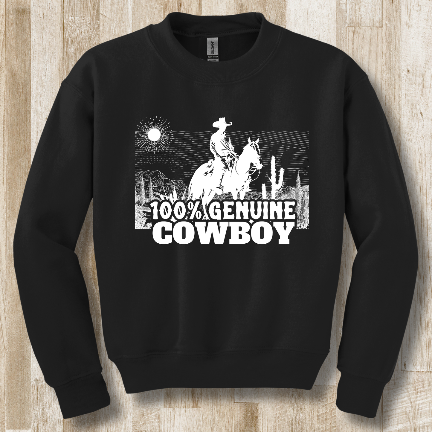100% Genuine Cowboy Youth Sweatshirt | Cowboy Shirt