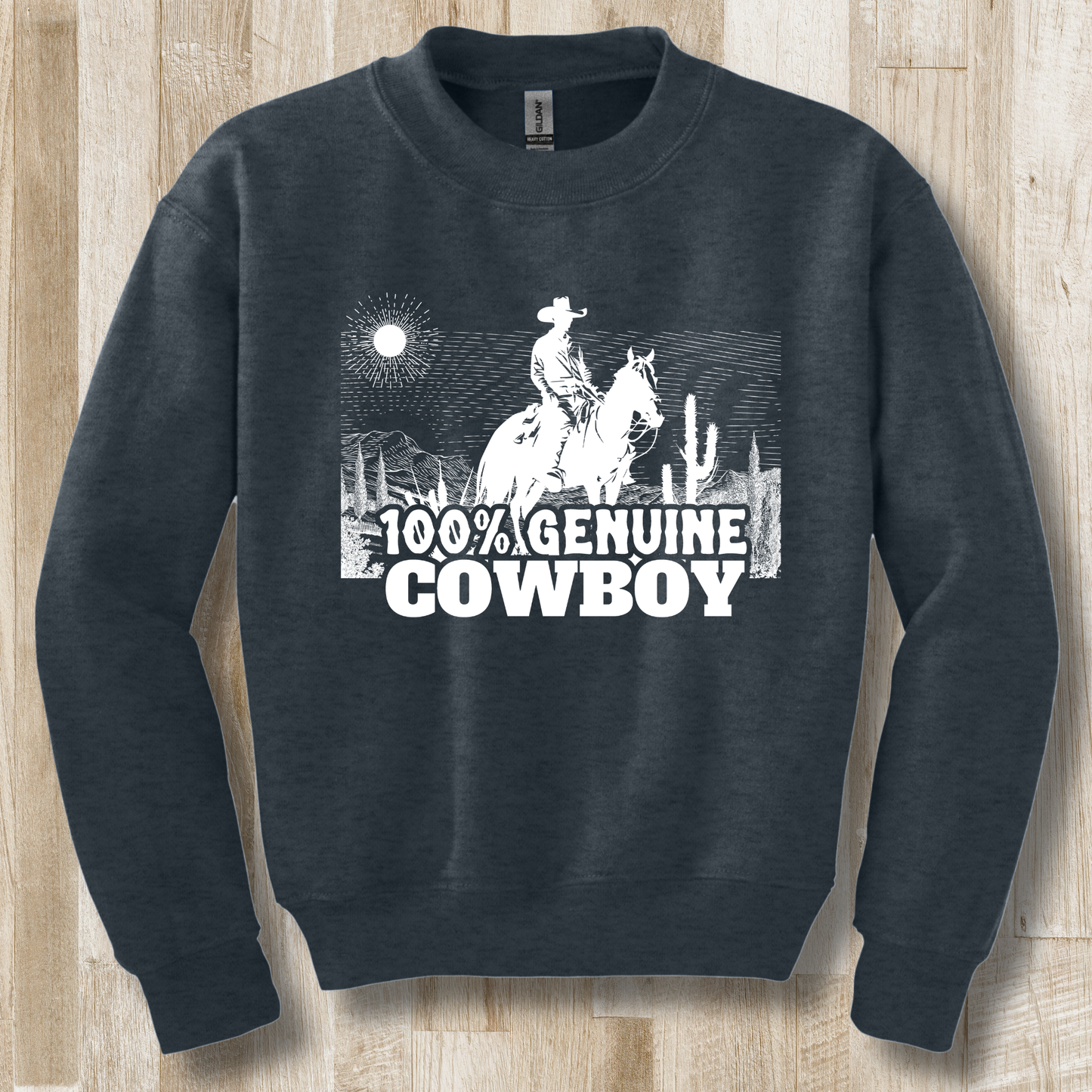 100% Genuine Cowboy Youth Sweatshirt | Cowboy Shirt