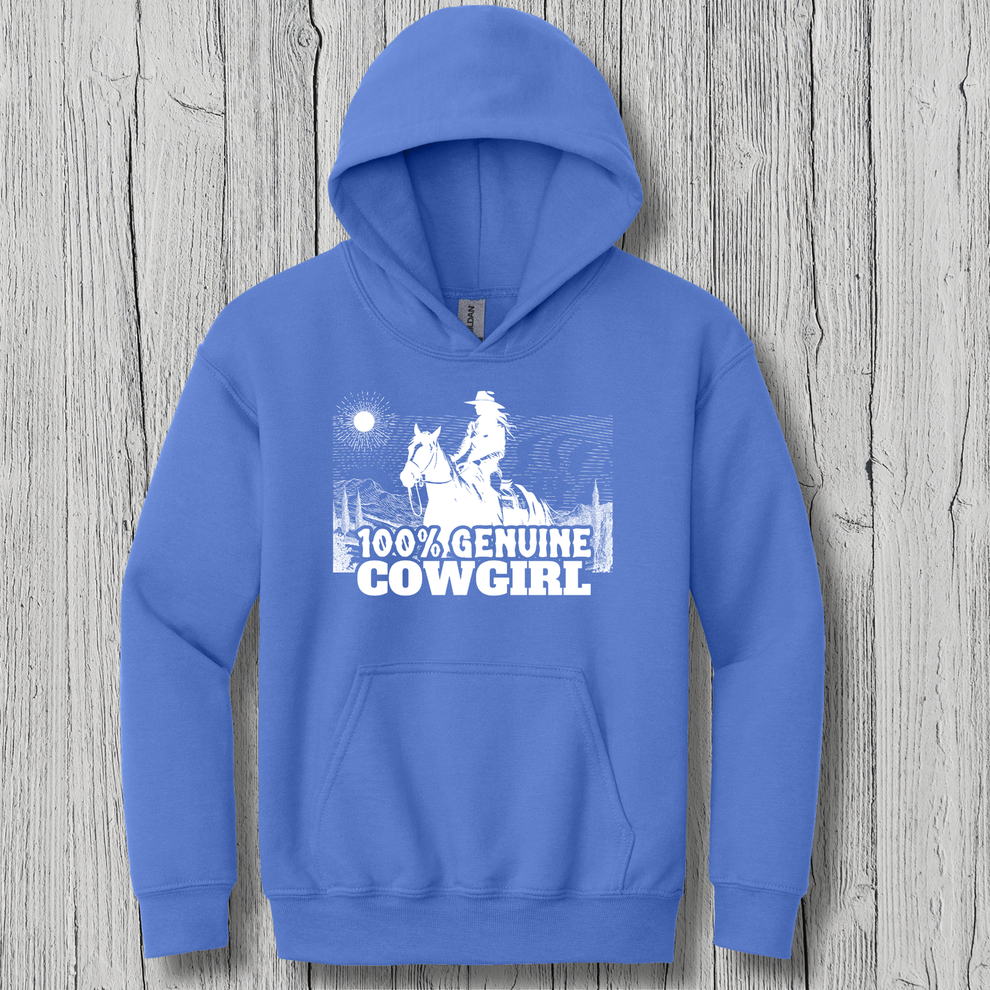 100% Genuine Cowgirl Youth Hoodie | Cowgirl Shirt