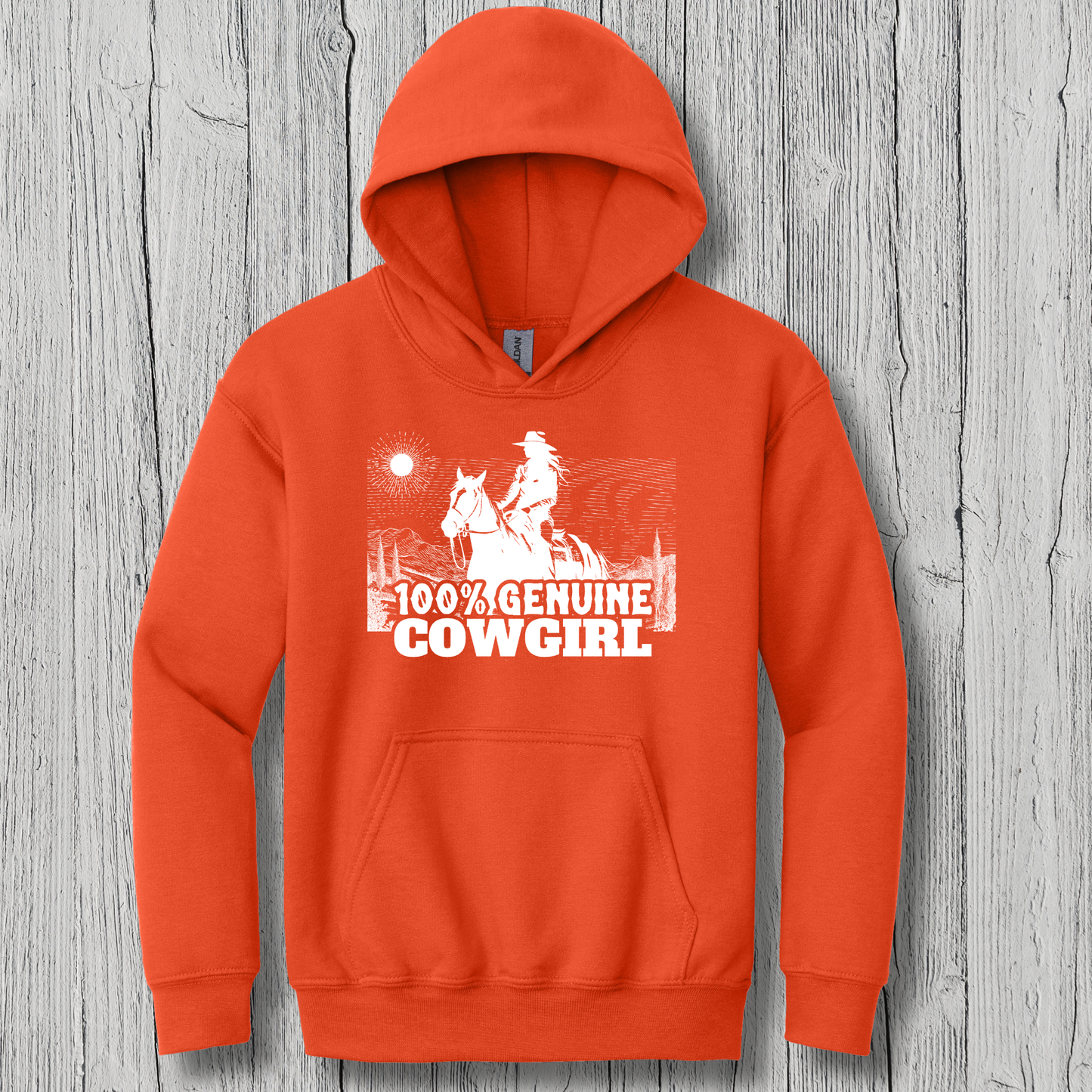 100% Genuine Cowgirl Youth Hoodie | Cowgirl Shirt