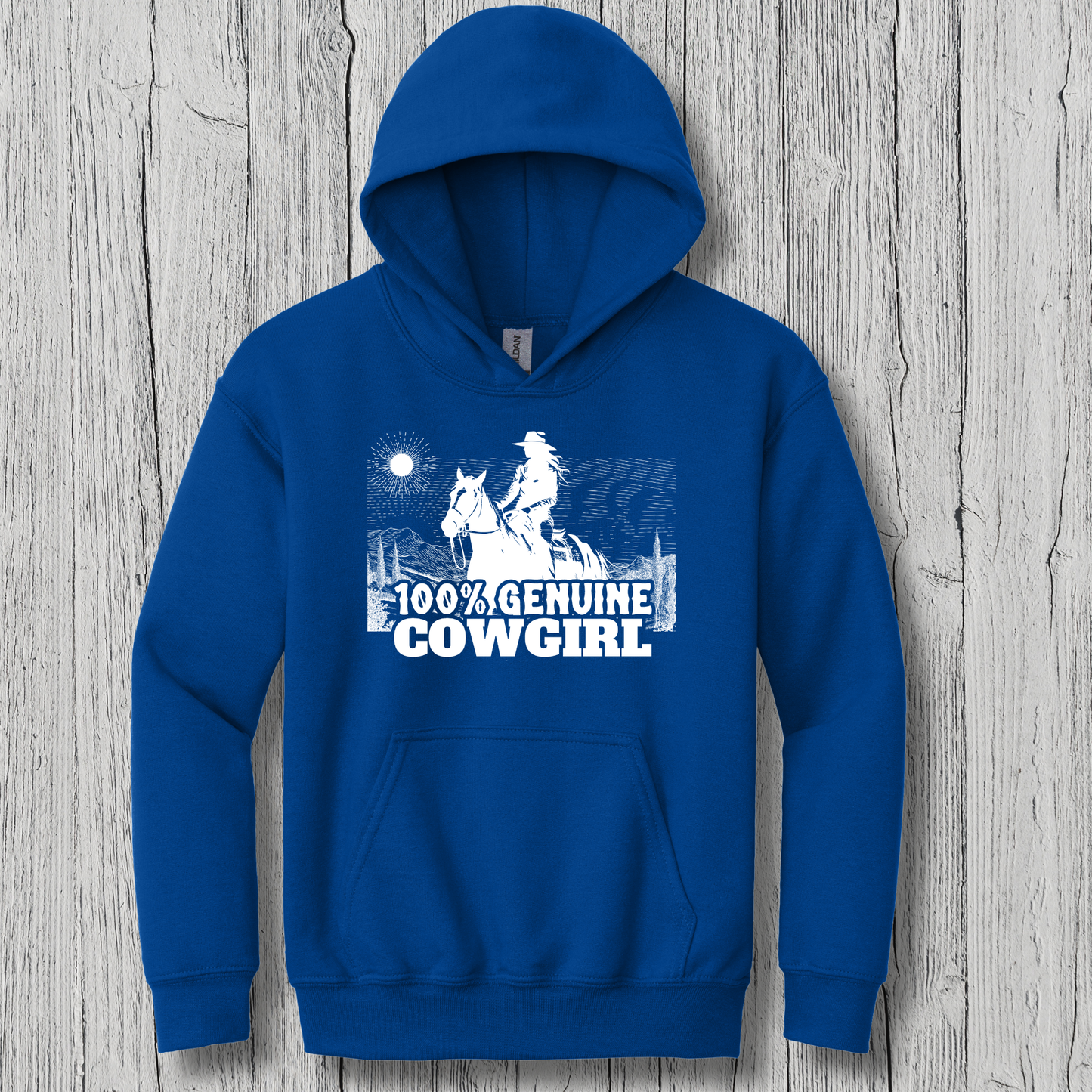 100% Genuine Cowgirl Youth Hoodie | Cowgirl Shirt