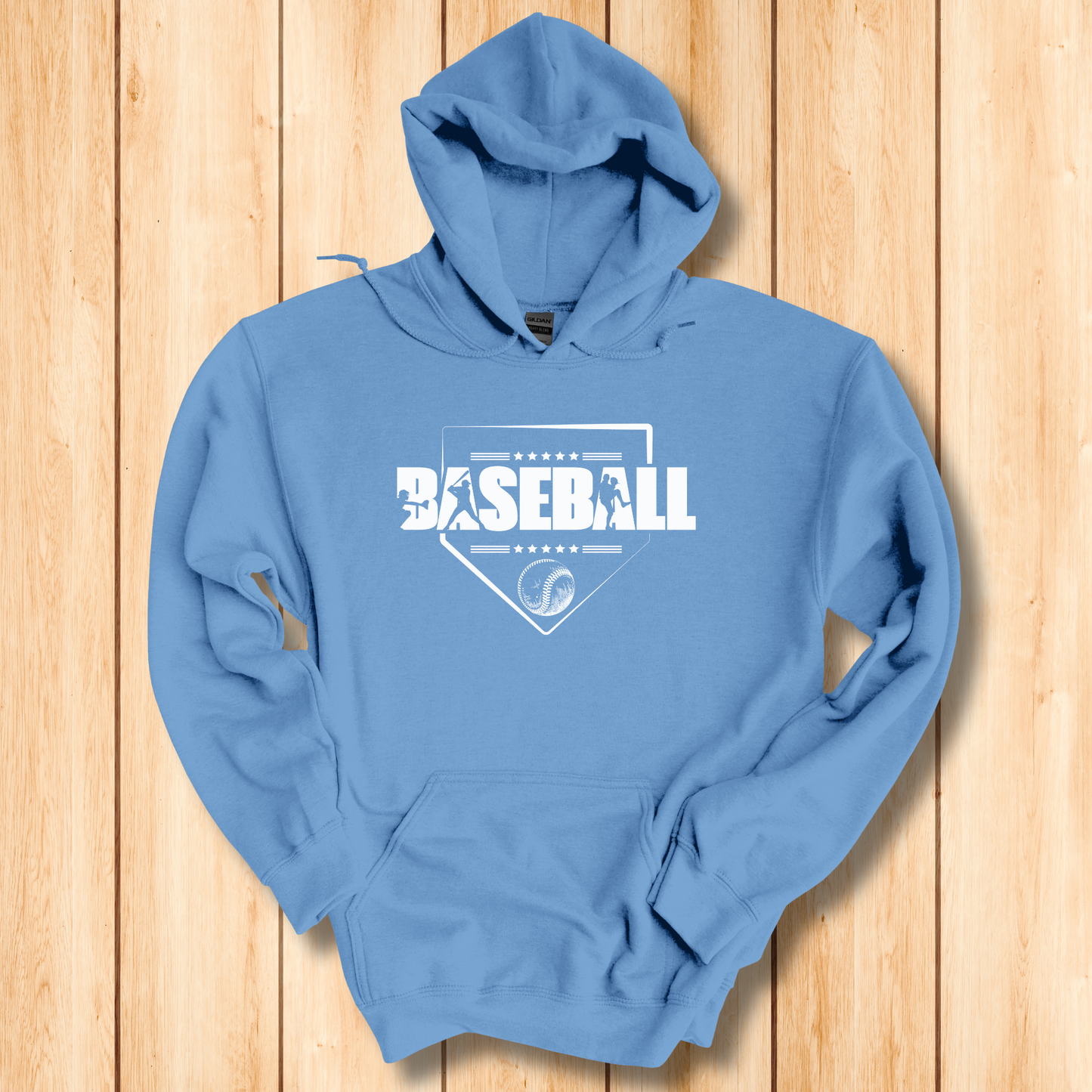 Baseball Long-Sleeve Hoodie | Baseball Hoodie