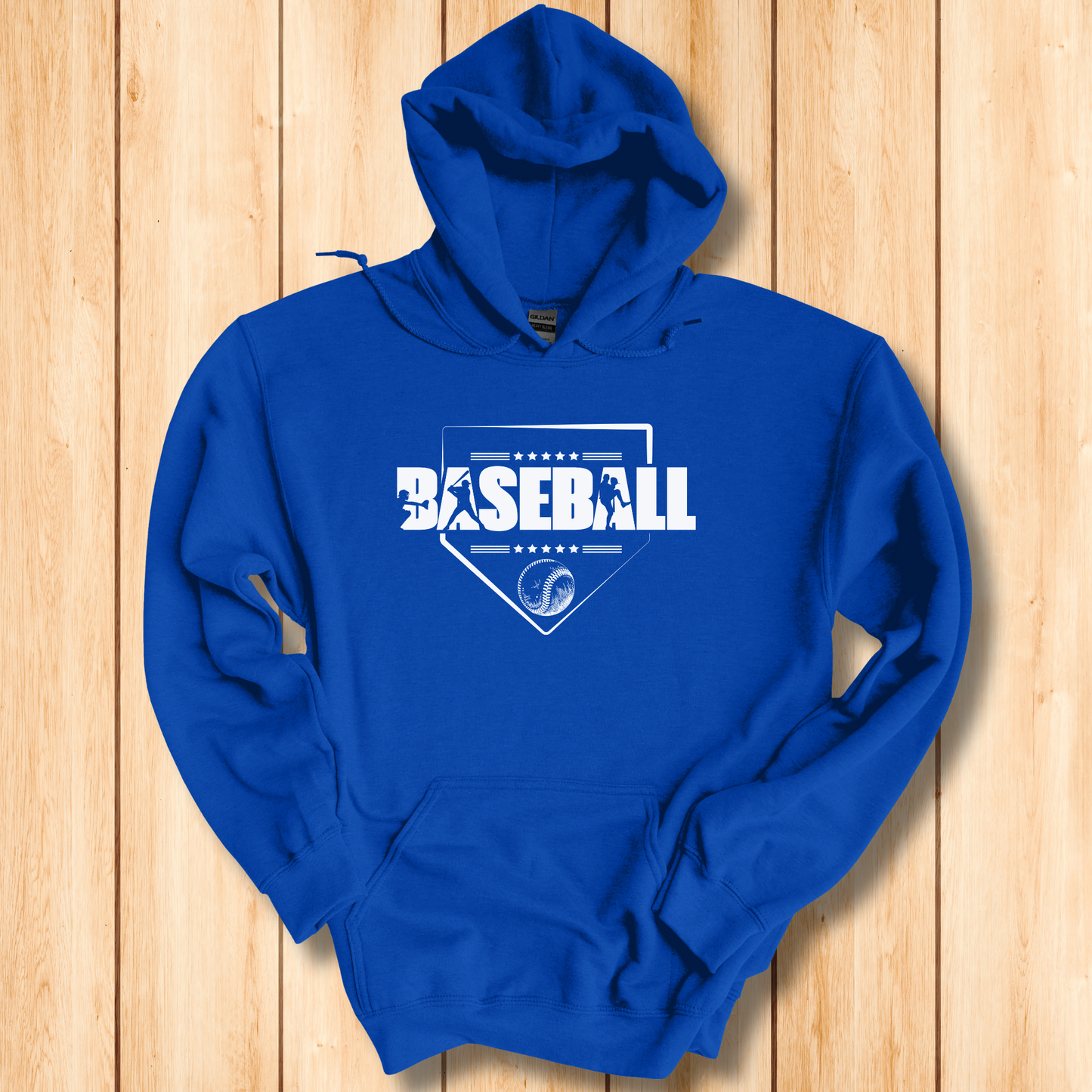 Baseball Long-Sleeve Hoodie | Baseball Hoodie