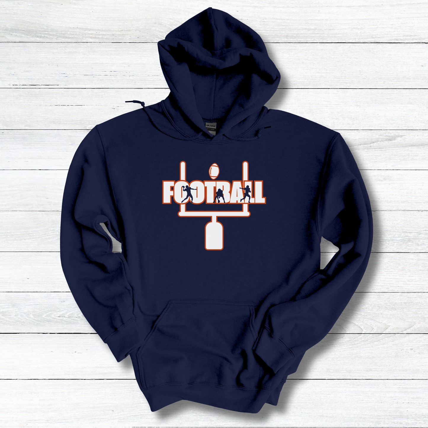 Football Long-Sleeve Hoodie | Football Hoodie
