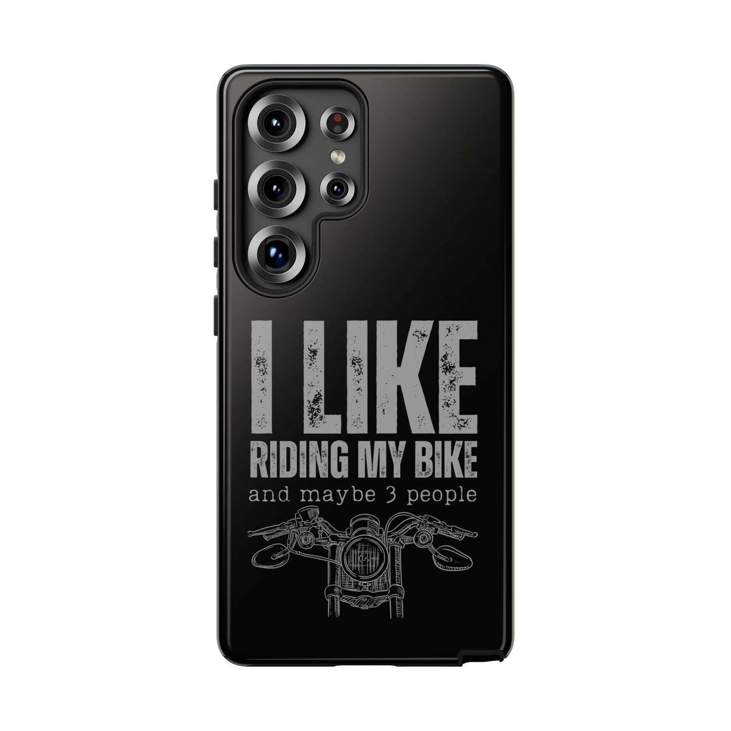 Cell Phone Case | I Like Riding My Bike | For iPhone, Samsung Galaxy, and Google Pixel