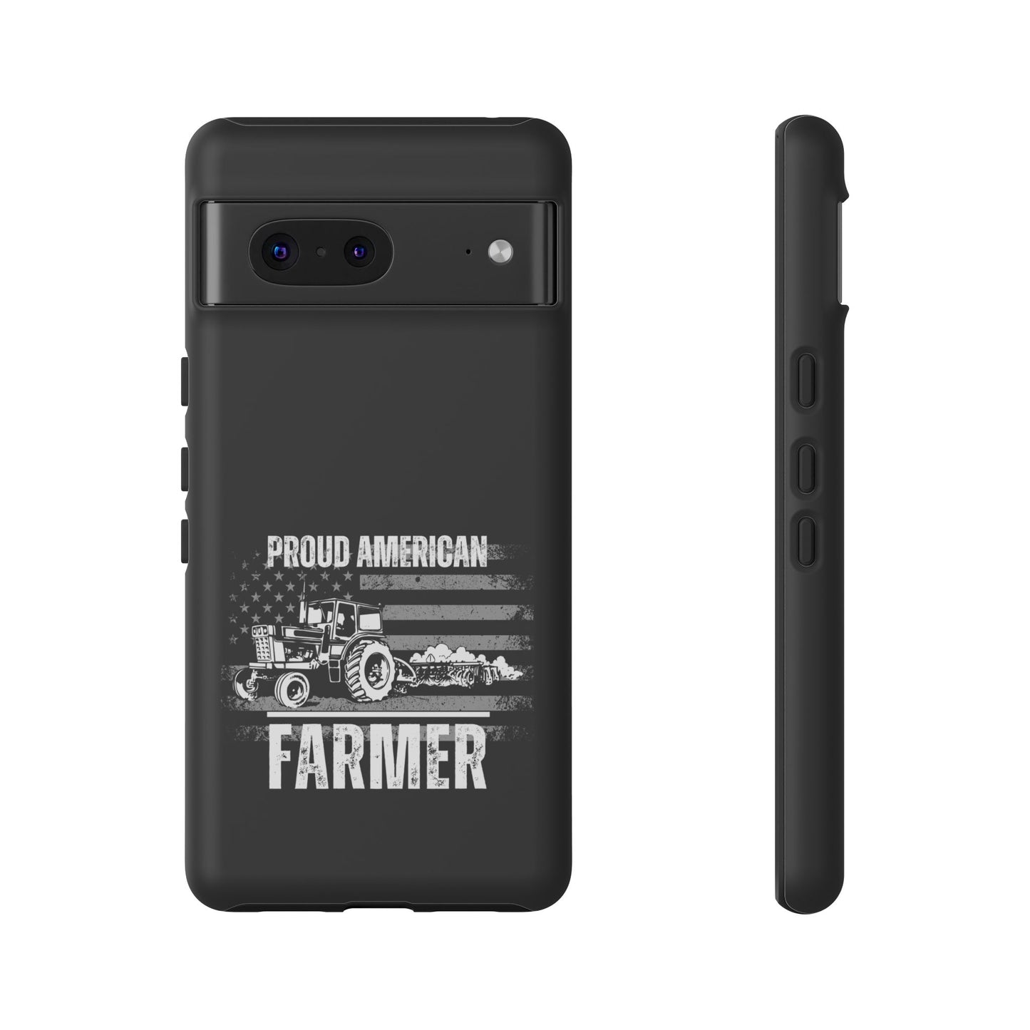 Cell Phone Case | Proud American Farmer | For iPhone, Samsung Galaxy, and Google Pixel