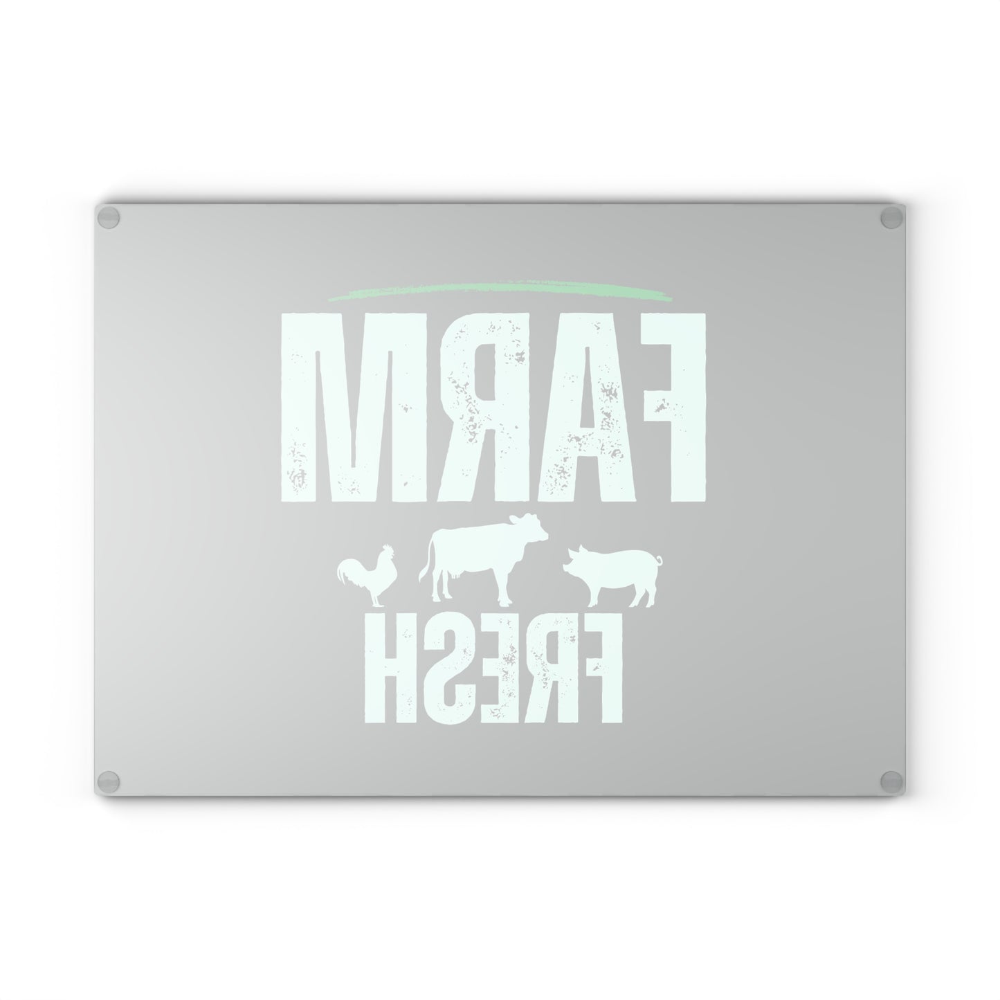 Glass Cutting Board - Farm Fresh