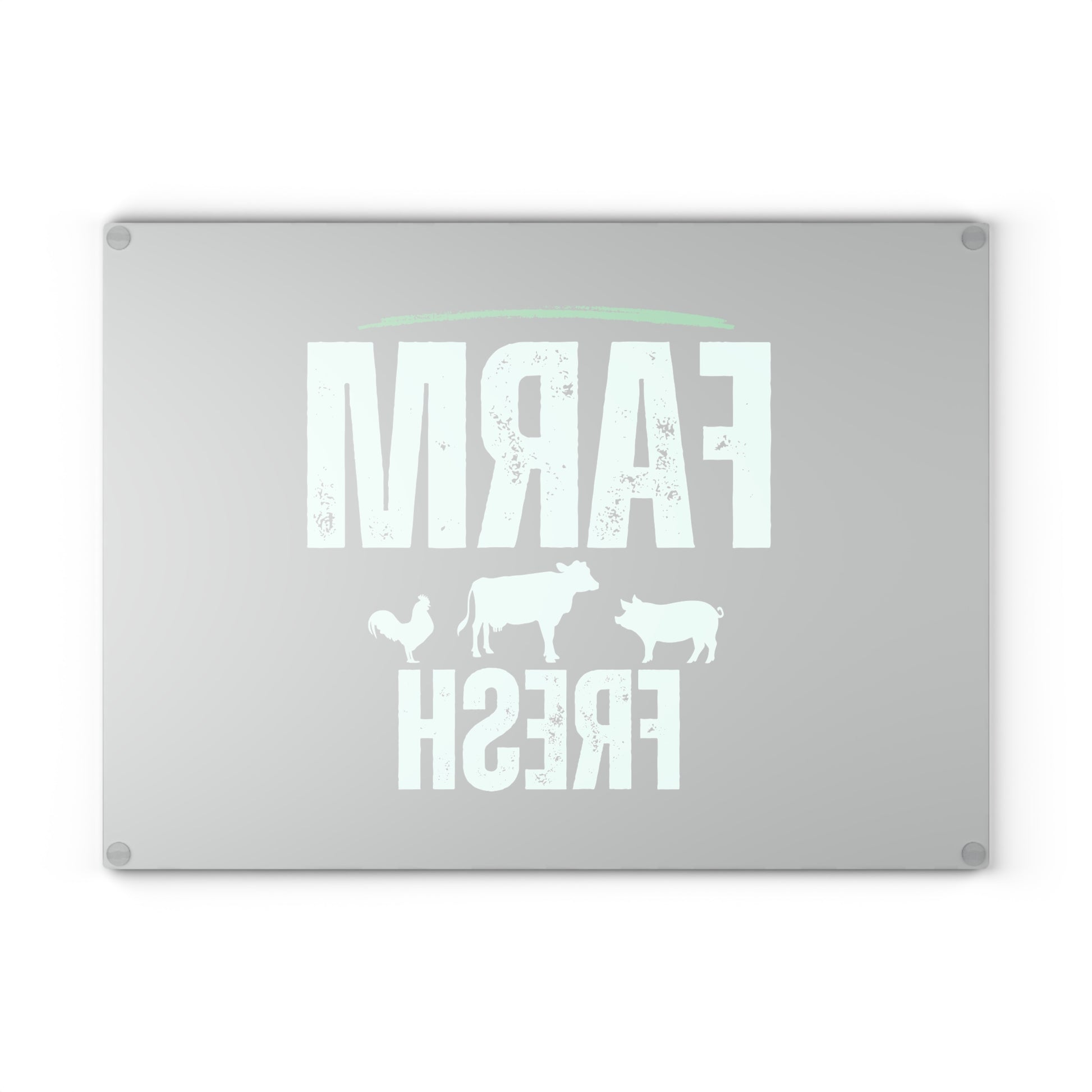 Glass Cutting Board - Farm Fresh
