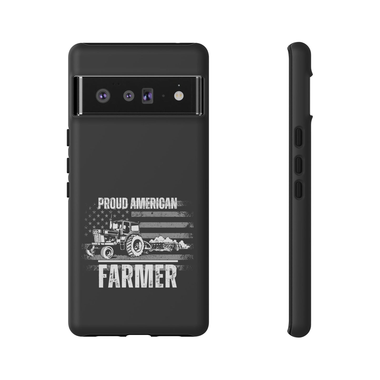 Cell Phone Case | Proud American Farmer | For iPhone, Samsung Galaxy, and Google Pixel
