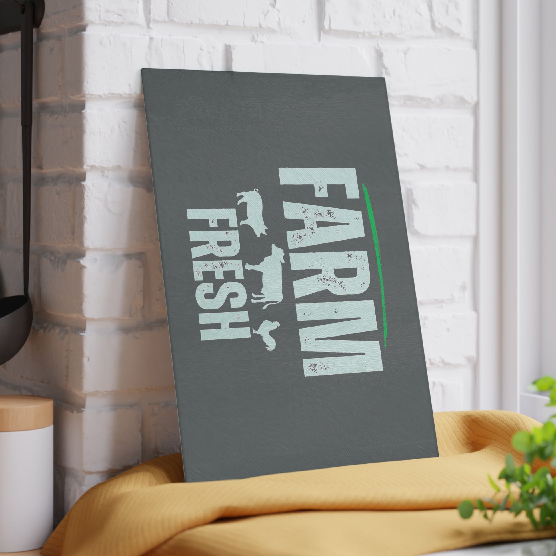 Glass Cutting Board - Farm Fresh