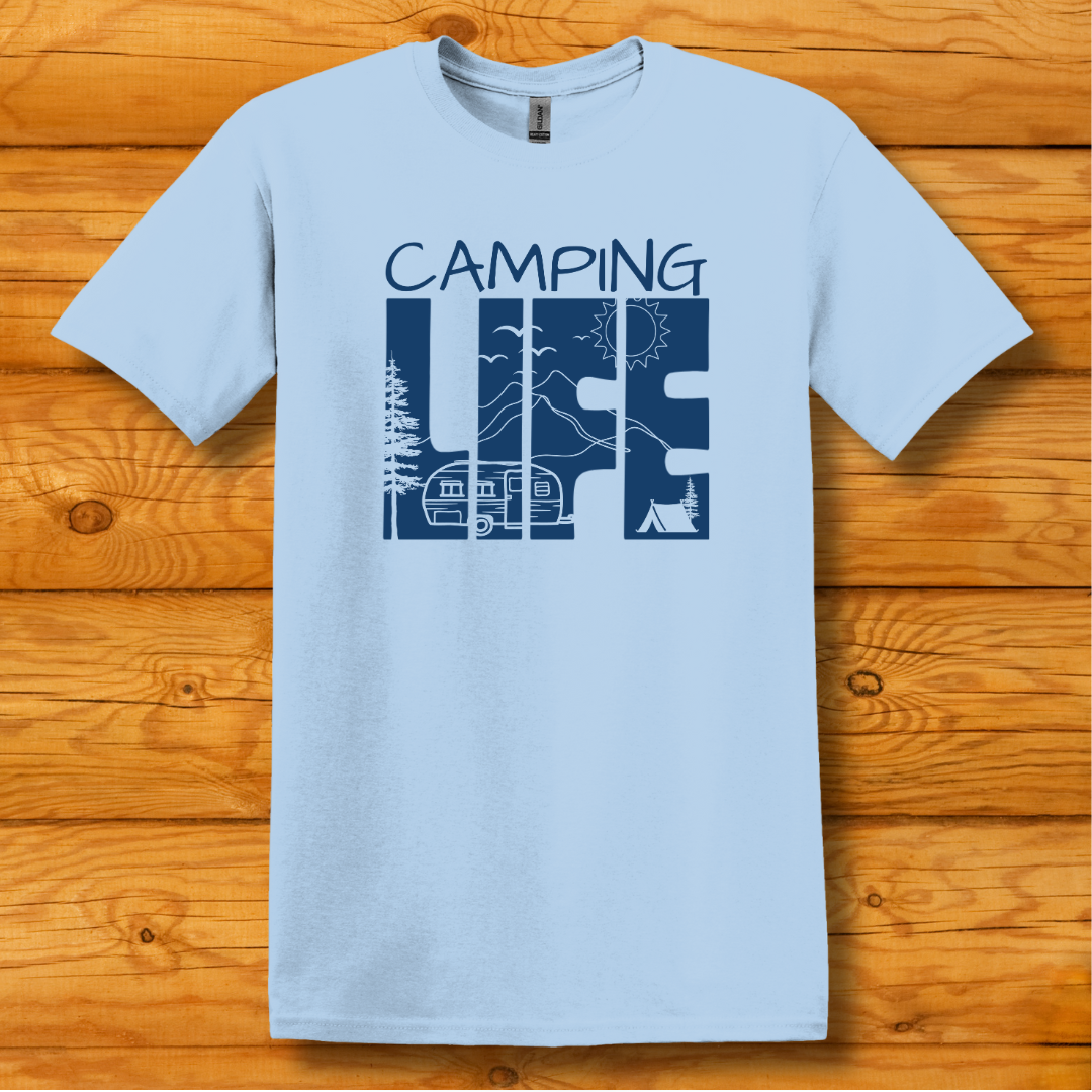 This is image of  Camping Life T-Shirt version 4