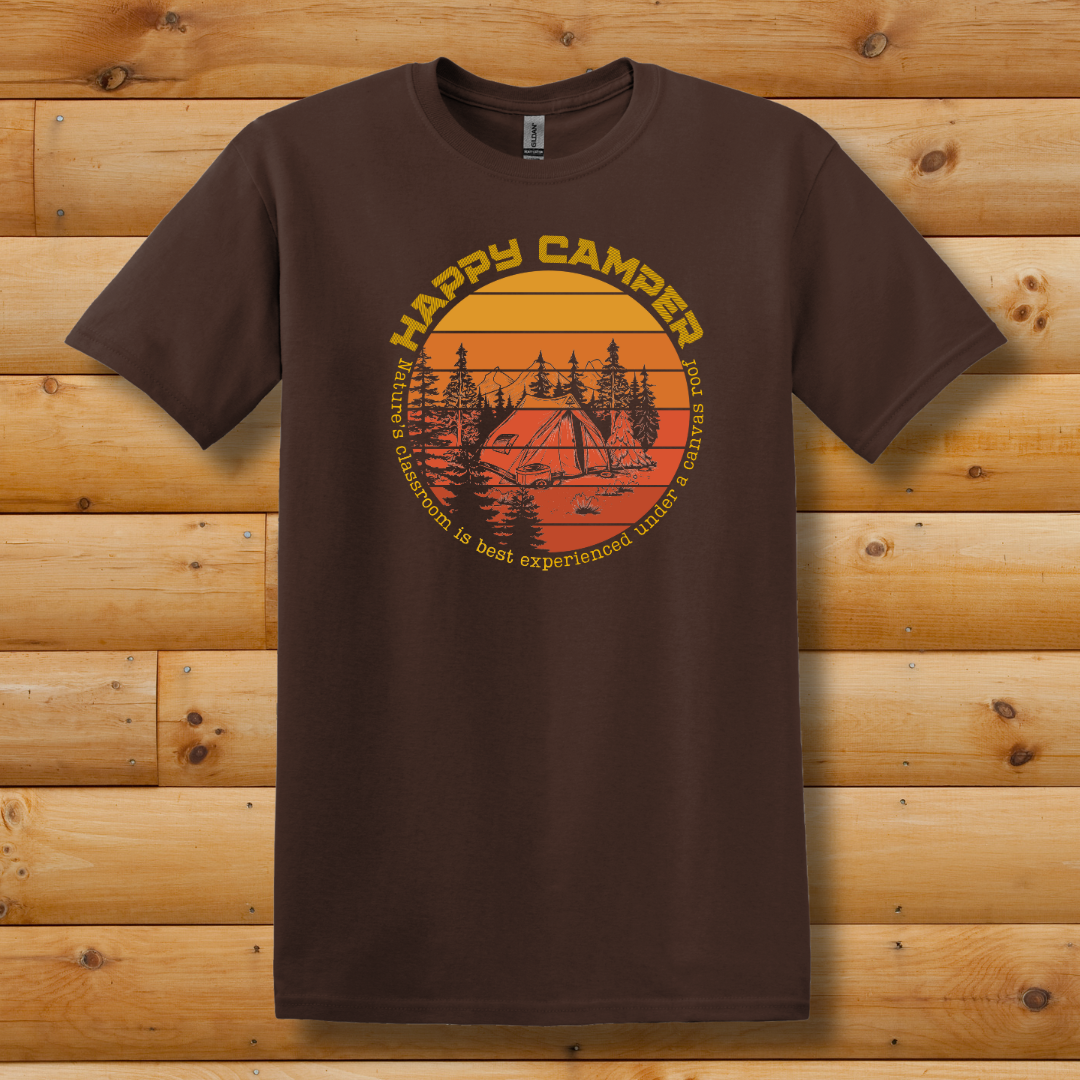 This is image of  Happy Camper T-Shirt version 5