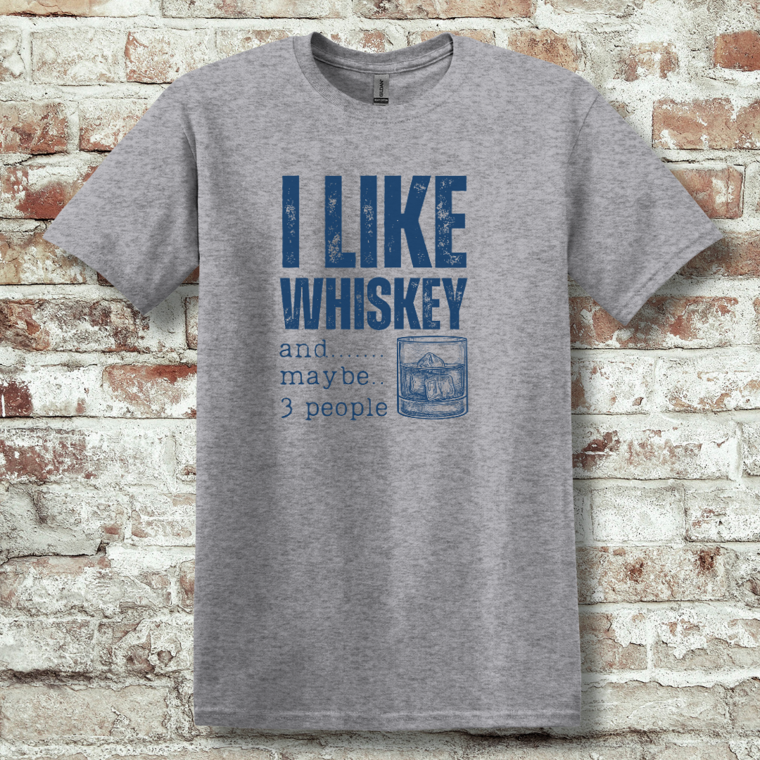 This is image of  I Like Whiskey T-Shirt version 12