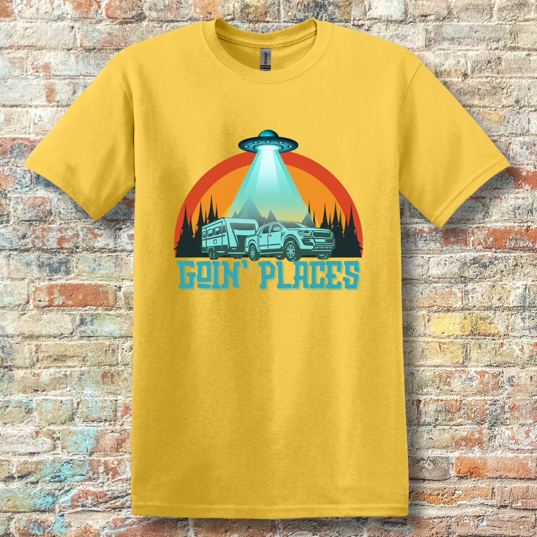 This is image of  Goin Places T-Shirt version 7