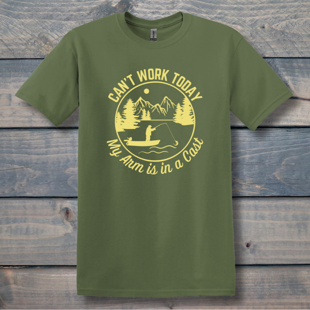 This is image of  Can't Work Today T-Shirt version 3