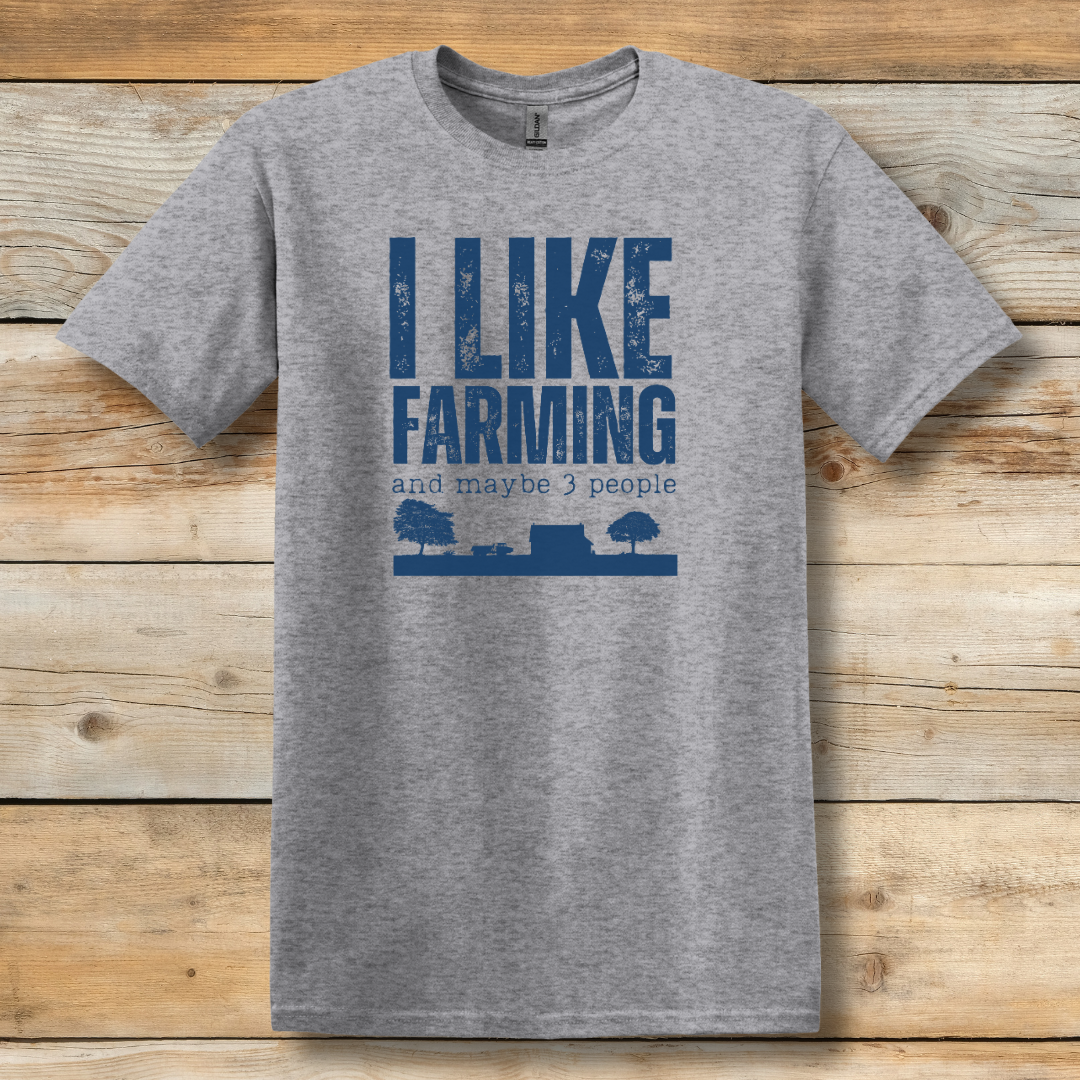 This is image of  I Like Farming T-Shirt version 7
