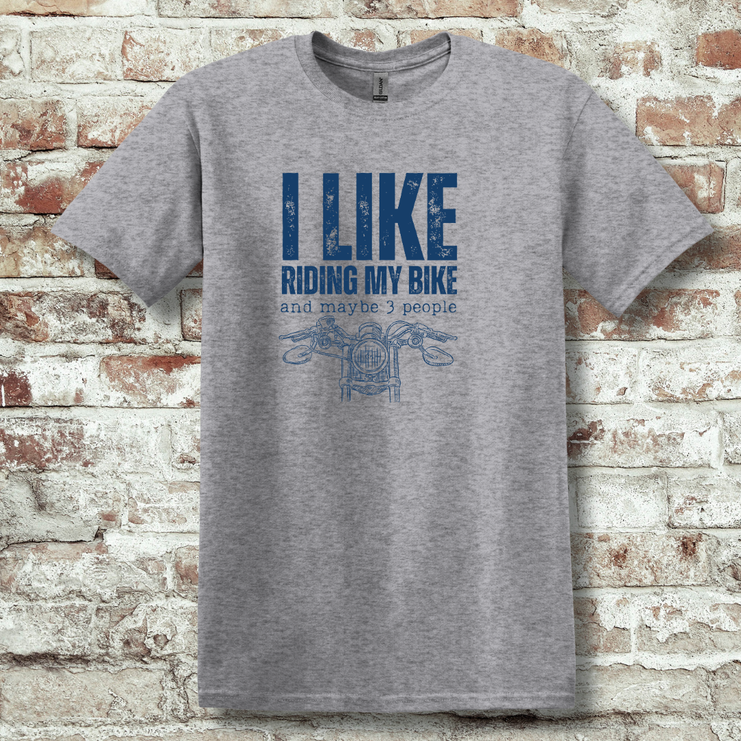 This is image of  I Like Riding My Bike T-Shirt version 9