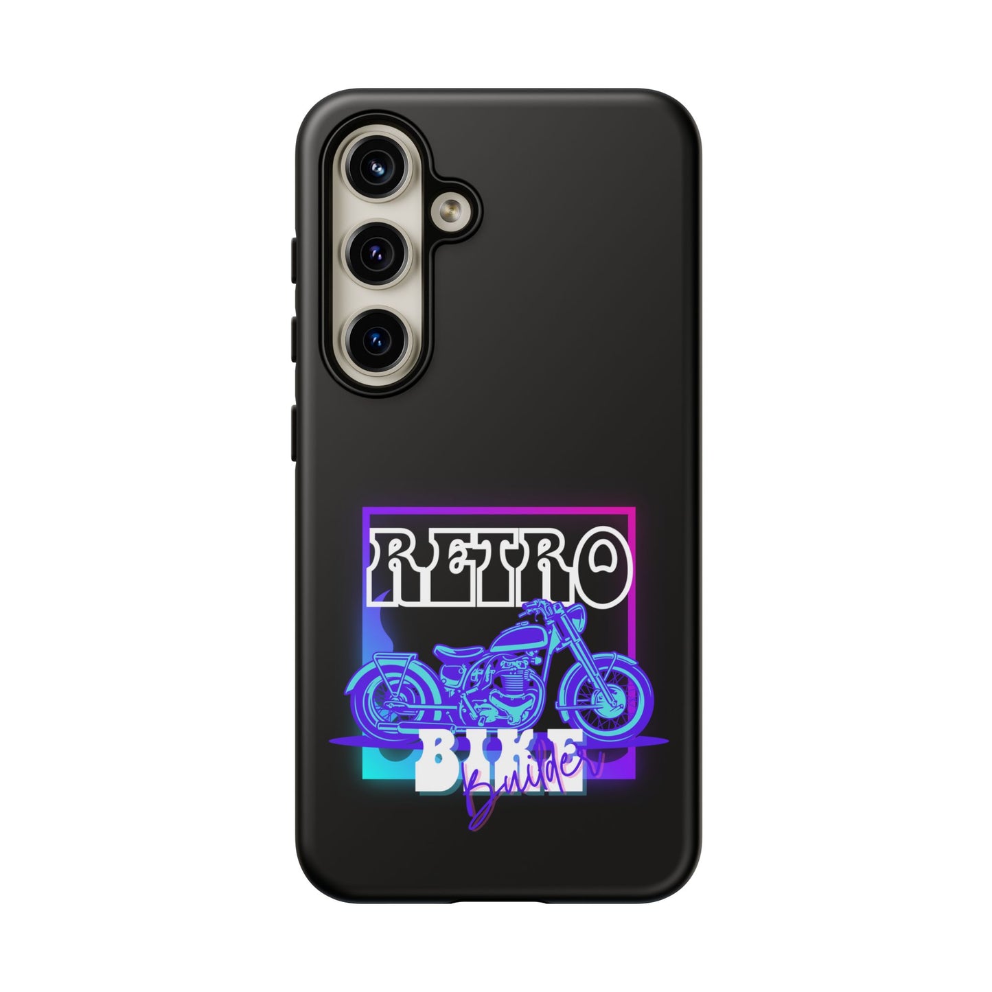 Cell Phone Case | Retro Bike Builder | For iPhone, Samsung Galaxy, and Google Pixel