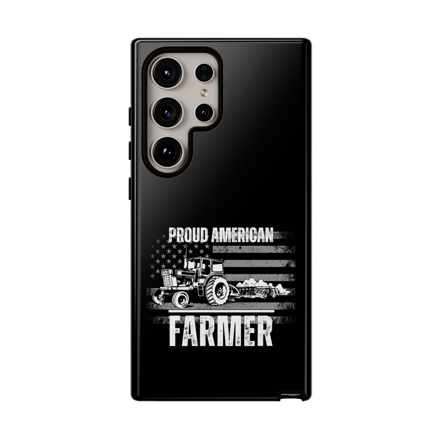 Cell Phone Case | Proud American Farmer | For iPhone, Samsung Galaxy, and Google Pixel