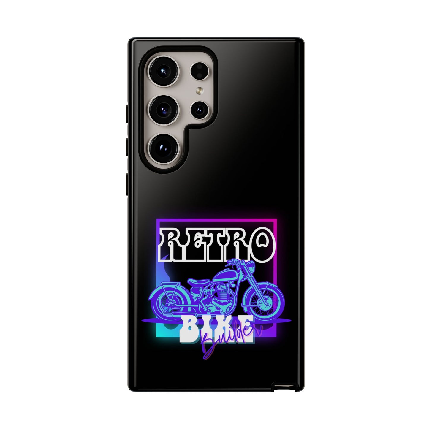 Cell Phone Case | Retro Bike Builder | For iPhone, Samsung Galaxy, and Google Pixel