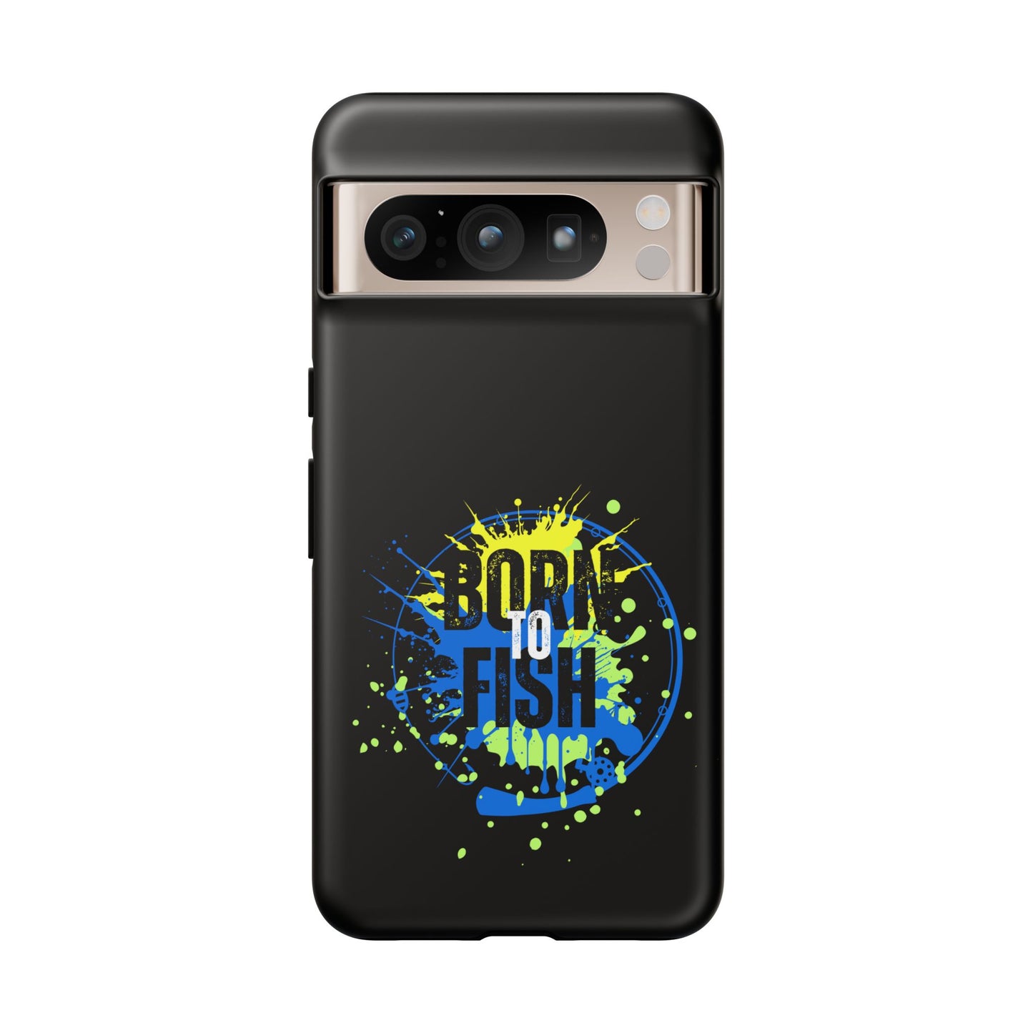Cell Phone Case | Born to Fish | For iPhone, Samsung Galaxy, and Google Pixel
