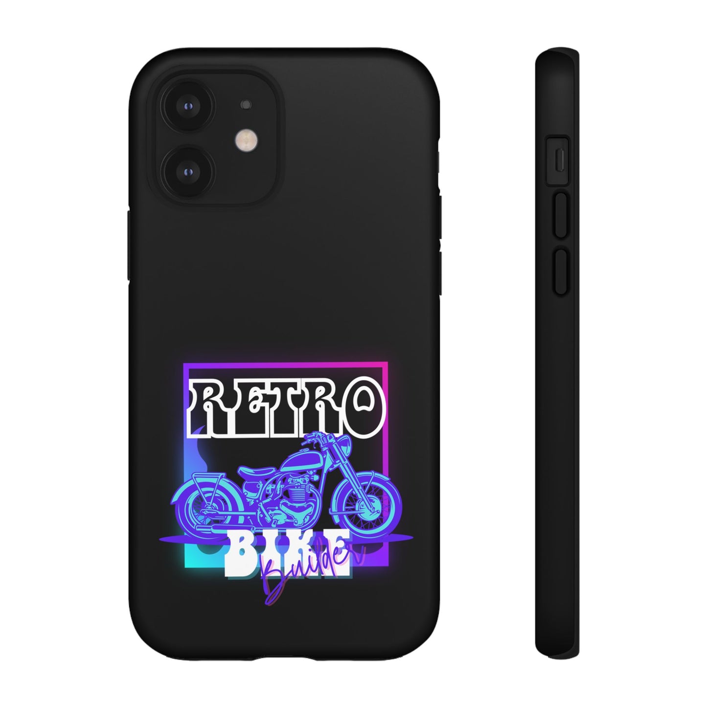 Cell Phone Case | Retro Bike Builder | For iPhone, Samsung Galaxy, and Google Pixel