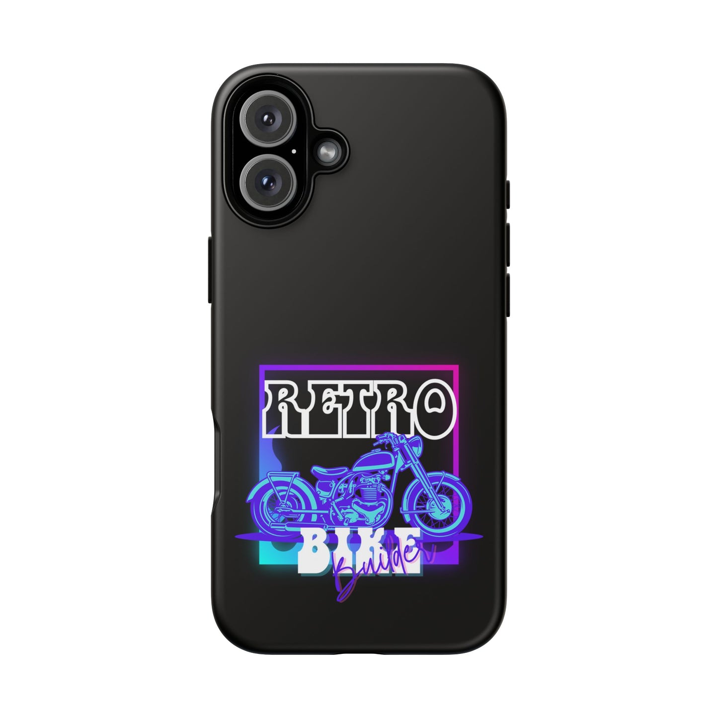 Cell Phone Case | Retro Bike Builder | For iPhone, Samsung Galaxy, and Google Pixel