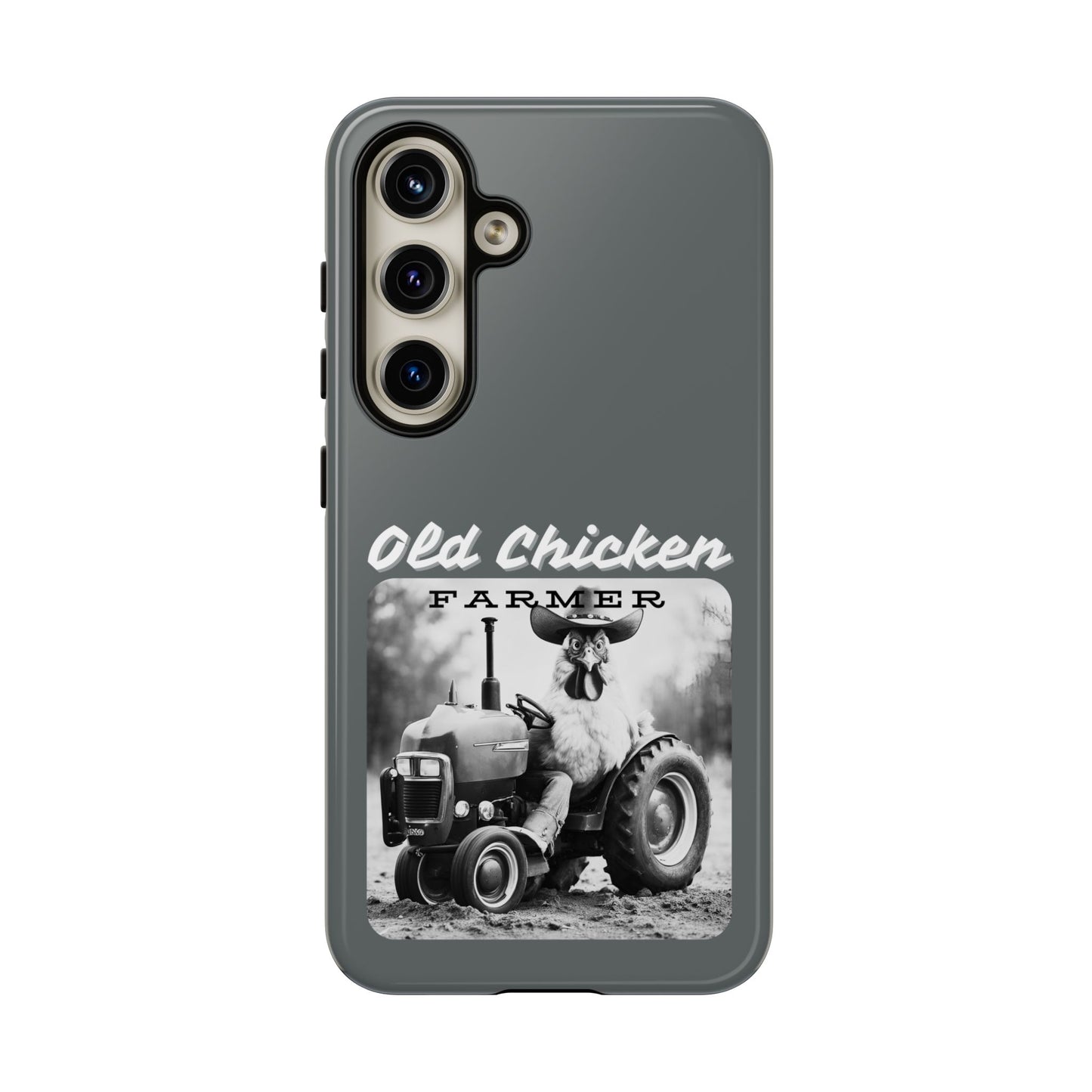 Cell Phone Case | Old Chicken Farmer | For iPhone, Samsung Galaxy, and Google Pixel