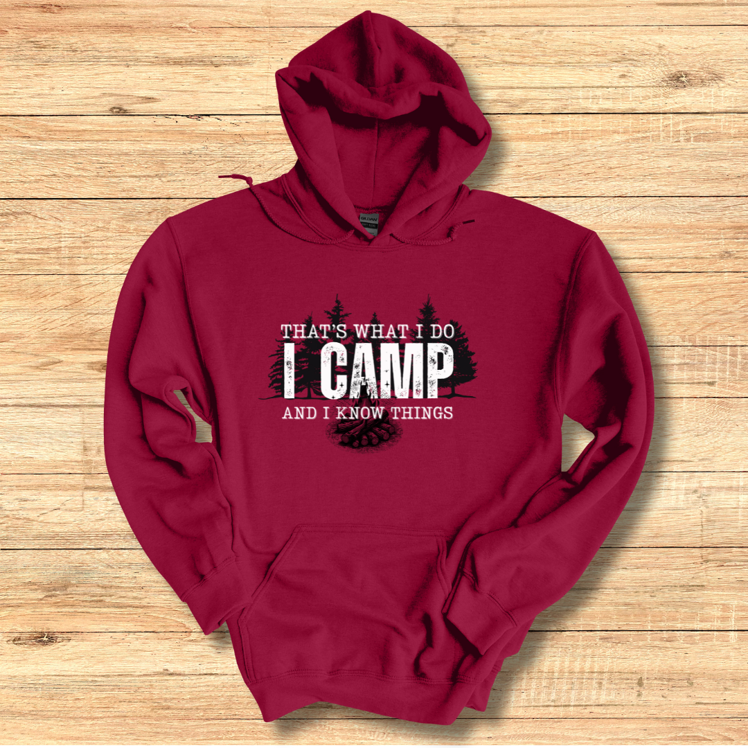 That's What I Do, I Camp Long-Sleeve Hoodie