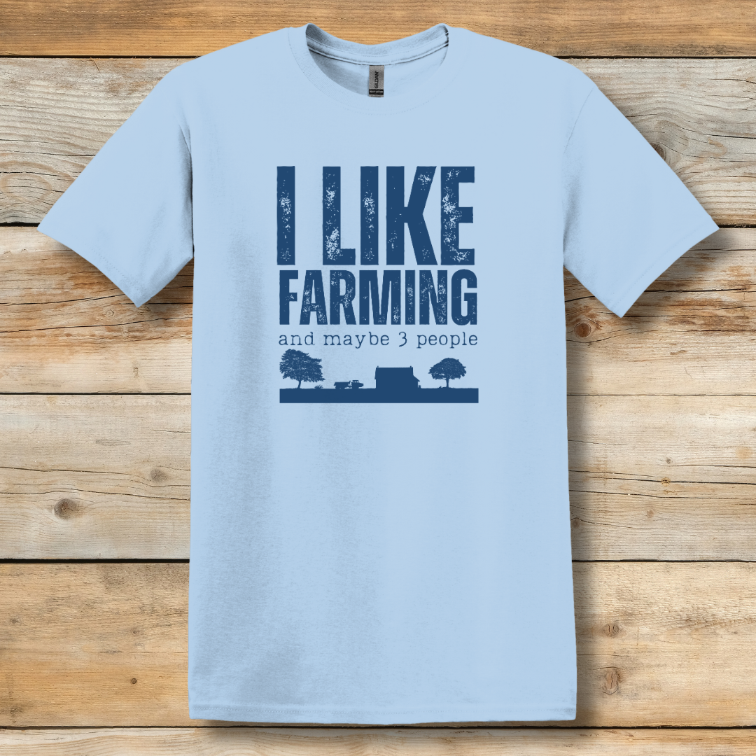 This is image of  I Like Farming T-Shirt version 8