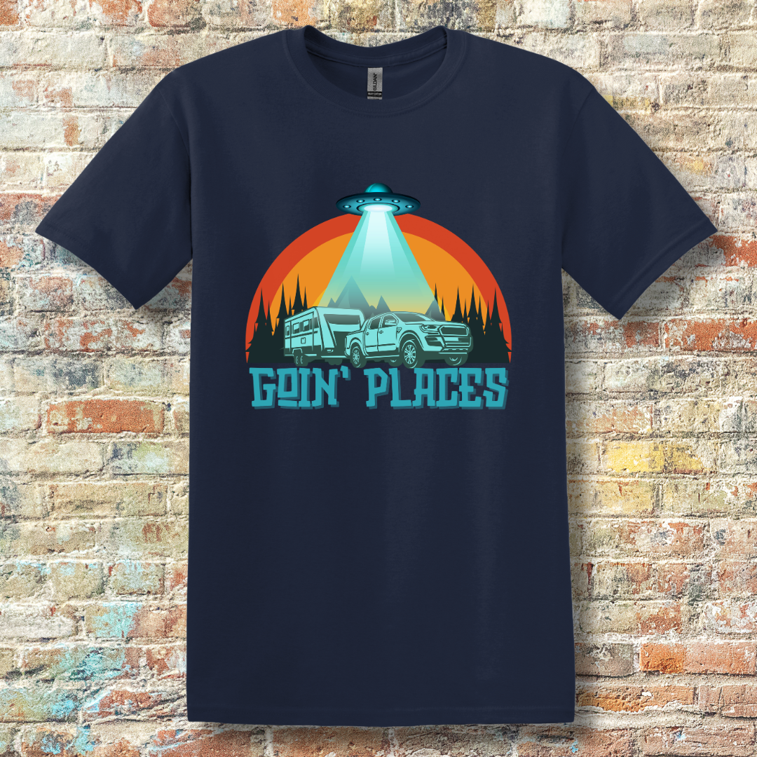 This is image of  Goin Places T-Shirt version 6