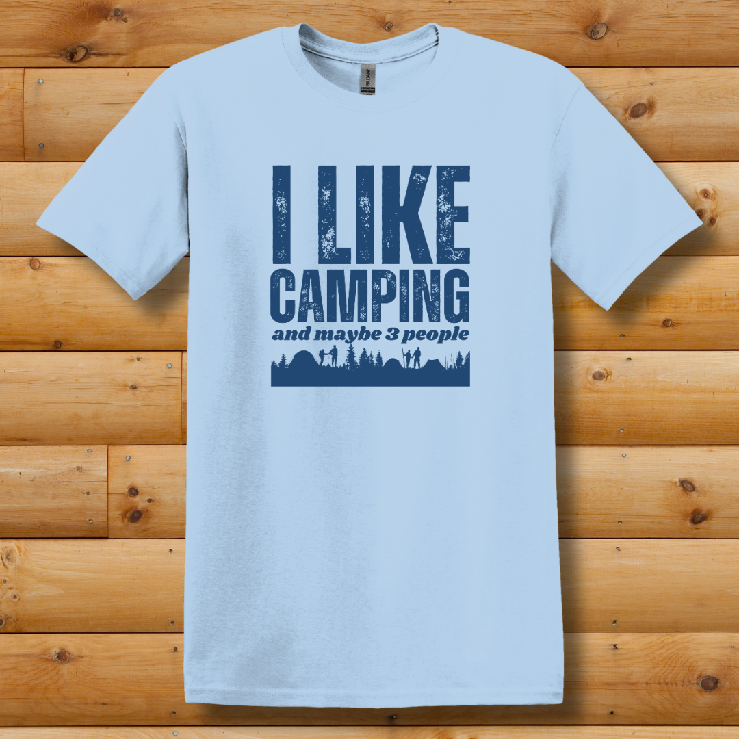 This is image of  I Like Camping T-Shirt version 5