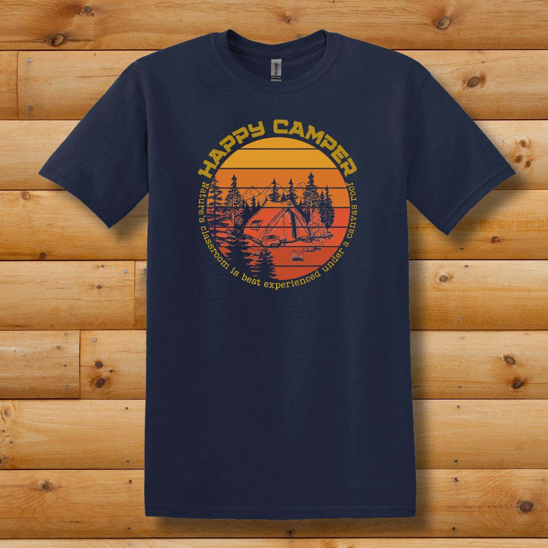 This is image of  Happy Camper T-Shirt version 2