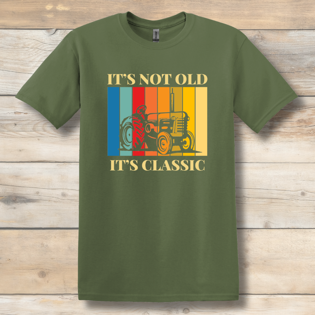This is image of  It's Not Old It's Classic T-Shirt version 3