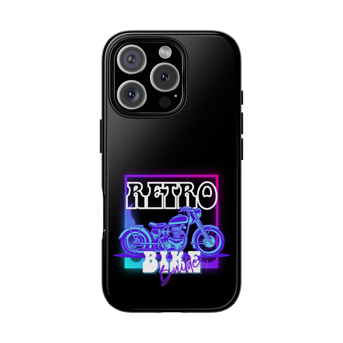 Cell Phone Case | Retro Bike Builder | For iPhone, Samsung Galaxy, and Google Pixel