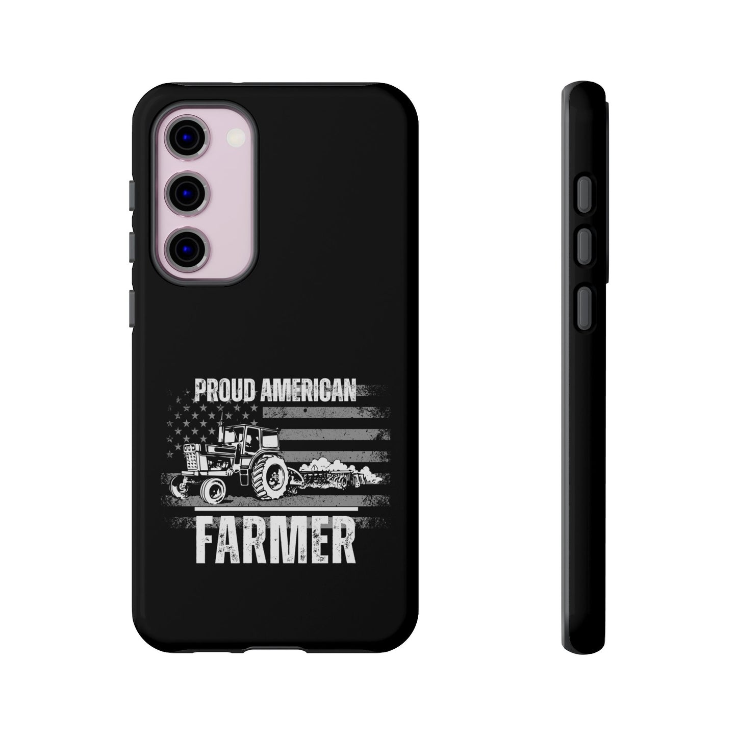 Cell Phone Case | Proud American Farmer | For iPhone, Samsung Galaxy, and Google Pixel