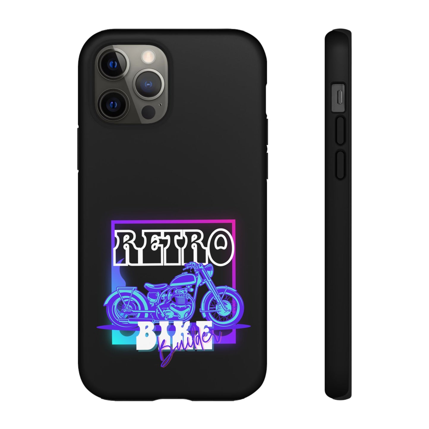 Cell Phone Case | Retro Bike Builder | For iPhone, Samsung Galaxy, and Google Pixel