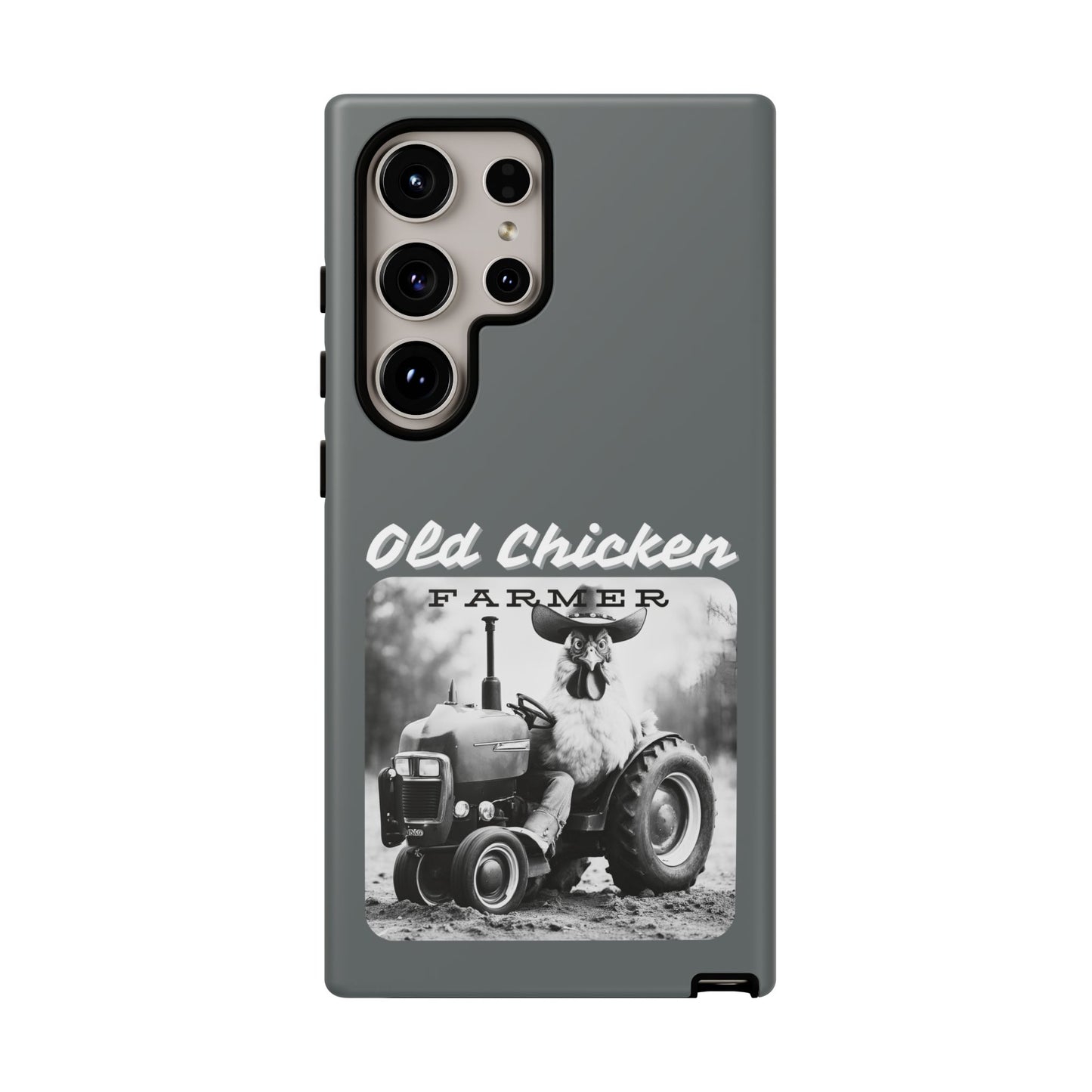 Cell Phone Case | Old Chicken Farmer | For iPhone, Samsung Galaxy, and Google Pixel