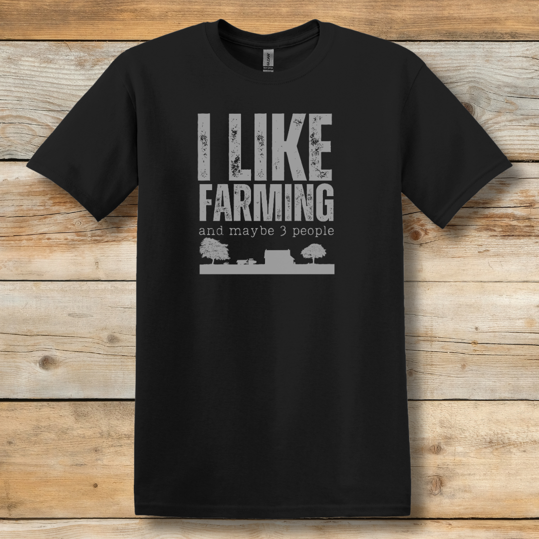 This is image of  I Like Farming T-Shirt version 9