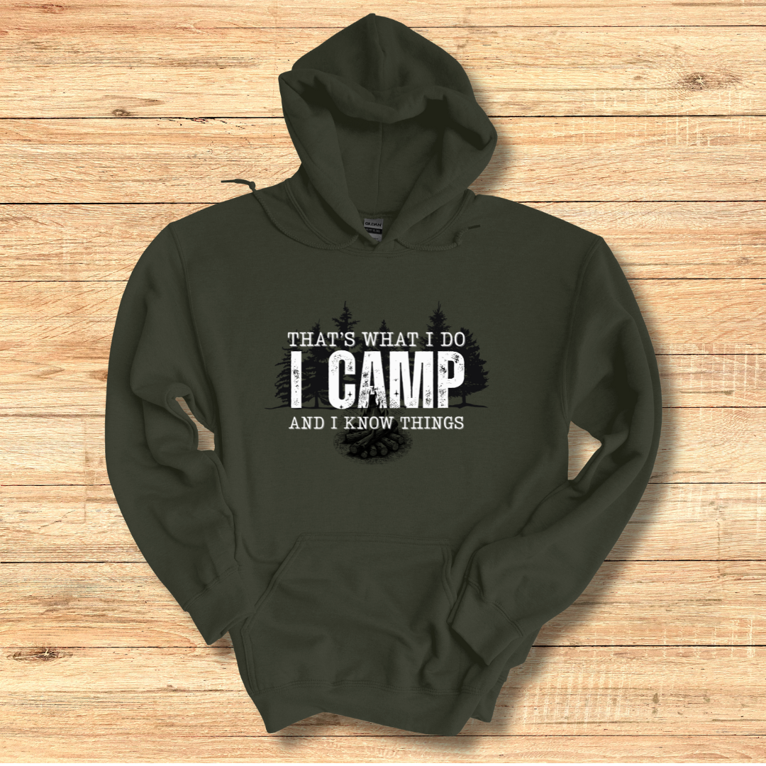 That's What I Do, I Camp Long-Sleeve Hoodie