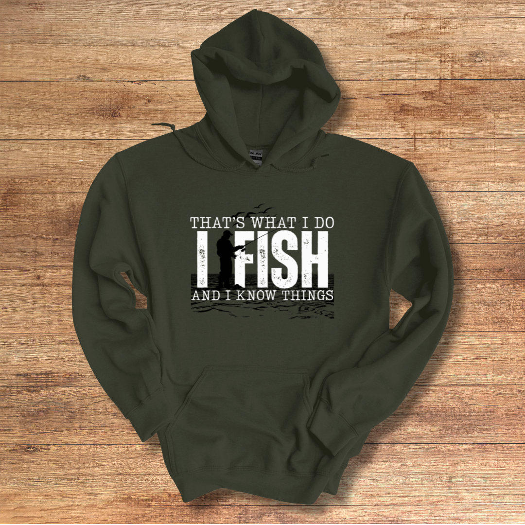 That's What I Do, I Fish Long-Sleeve Hoodie