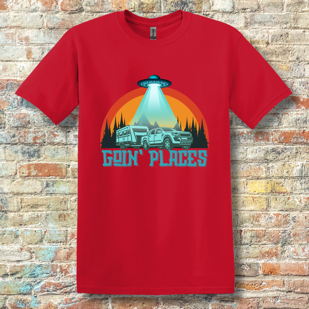 This is image of  Goin Places T-Shirt version 8