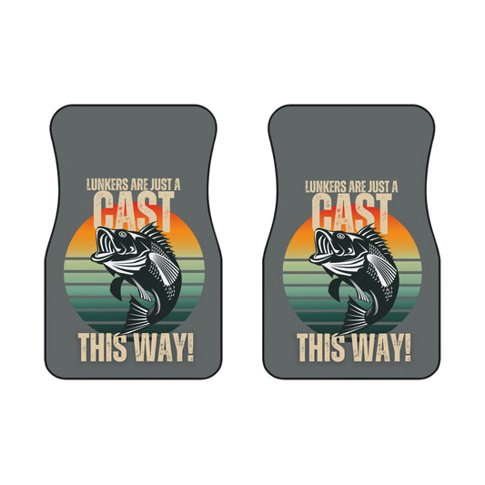 Car Mats (2x Front) | Lunkers are Just a Cast This Way