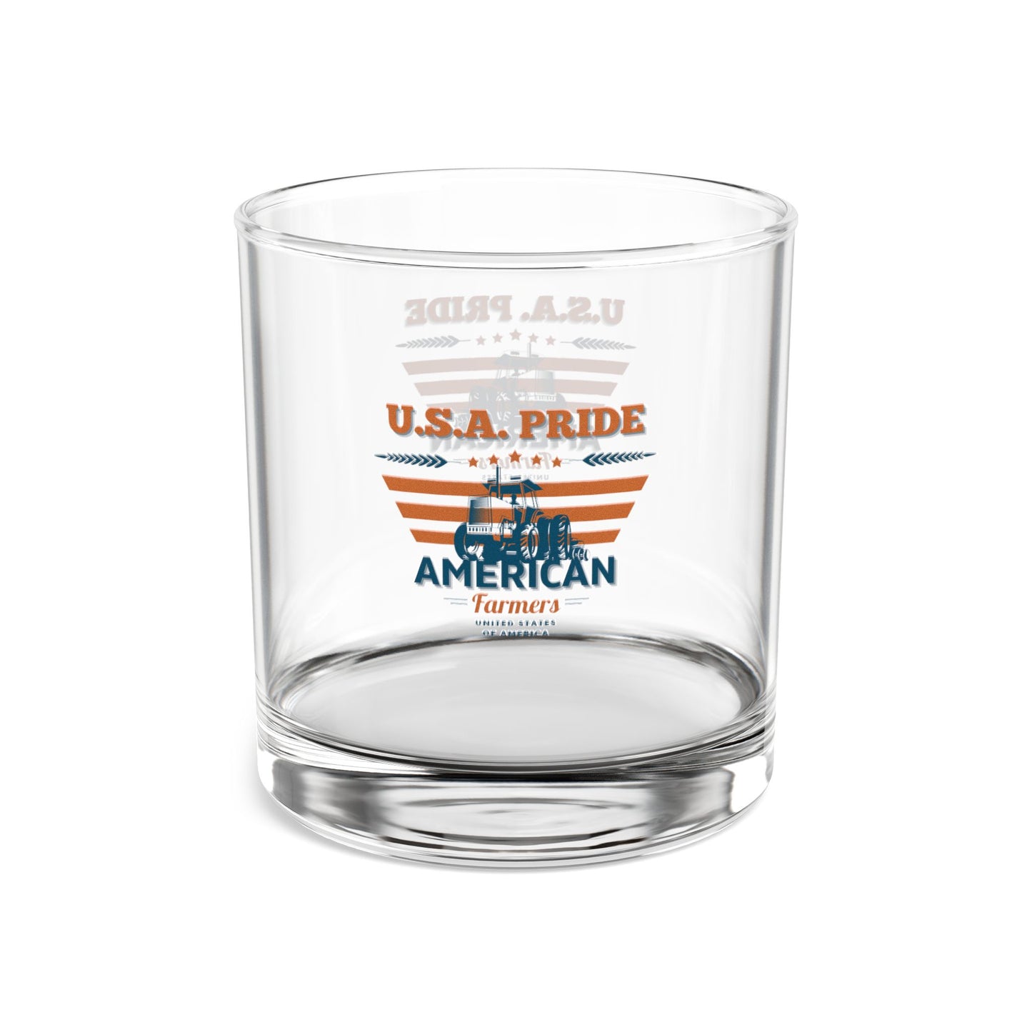 Rocks Glass, 10oz - USA Pride American Farmers