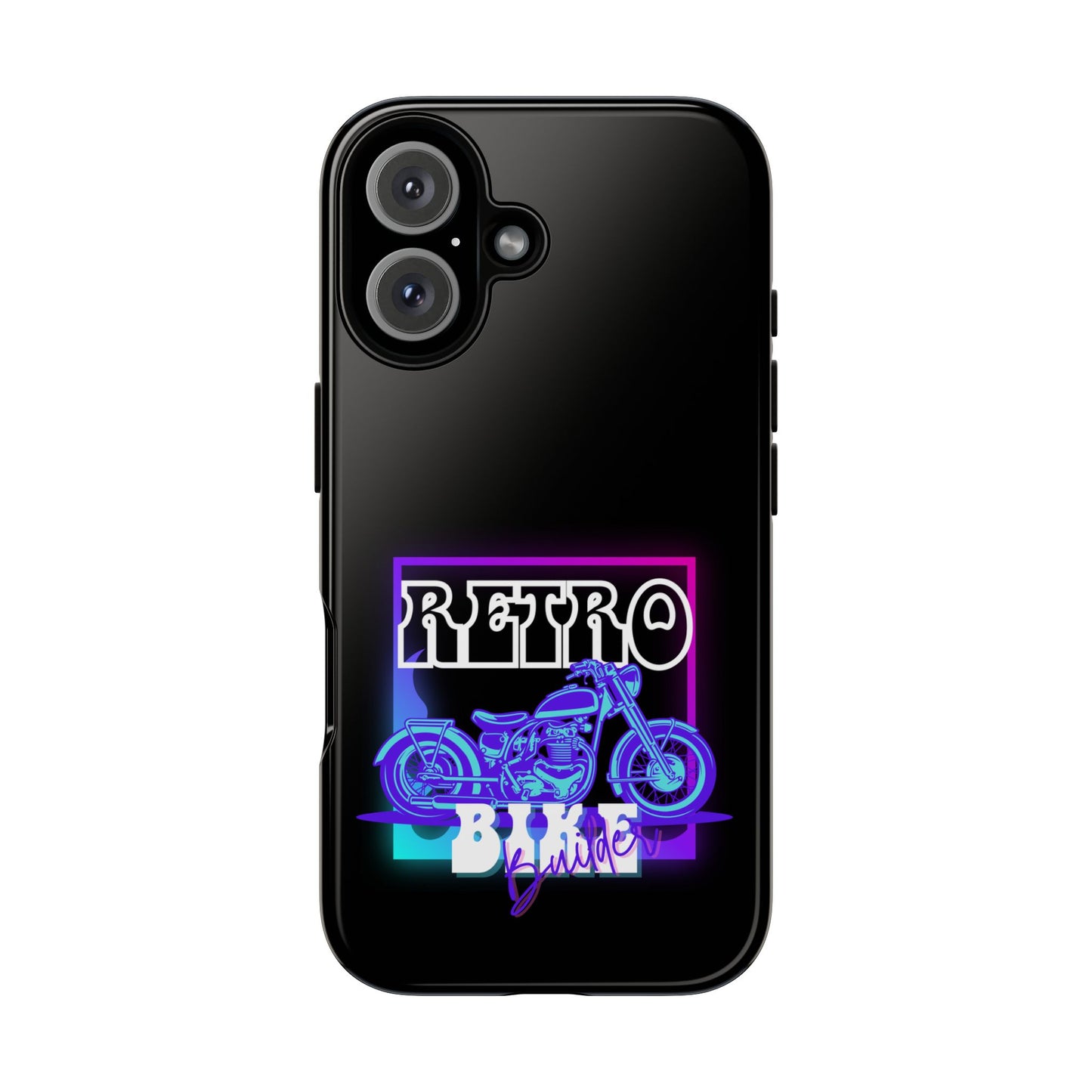 Cell Phone Case | Retro Bike Builder | For iPhone, Samsung Galaxy, and Google Pixel